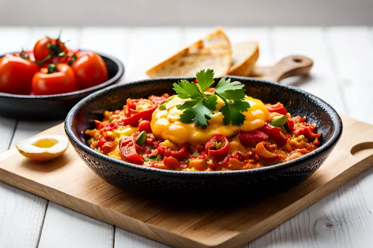 menemen-(turkish-scrambled-eggs-with-tomatoes-and-peppers)