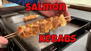 salmon-kabob's