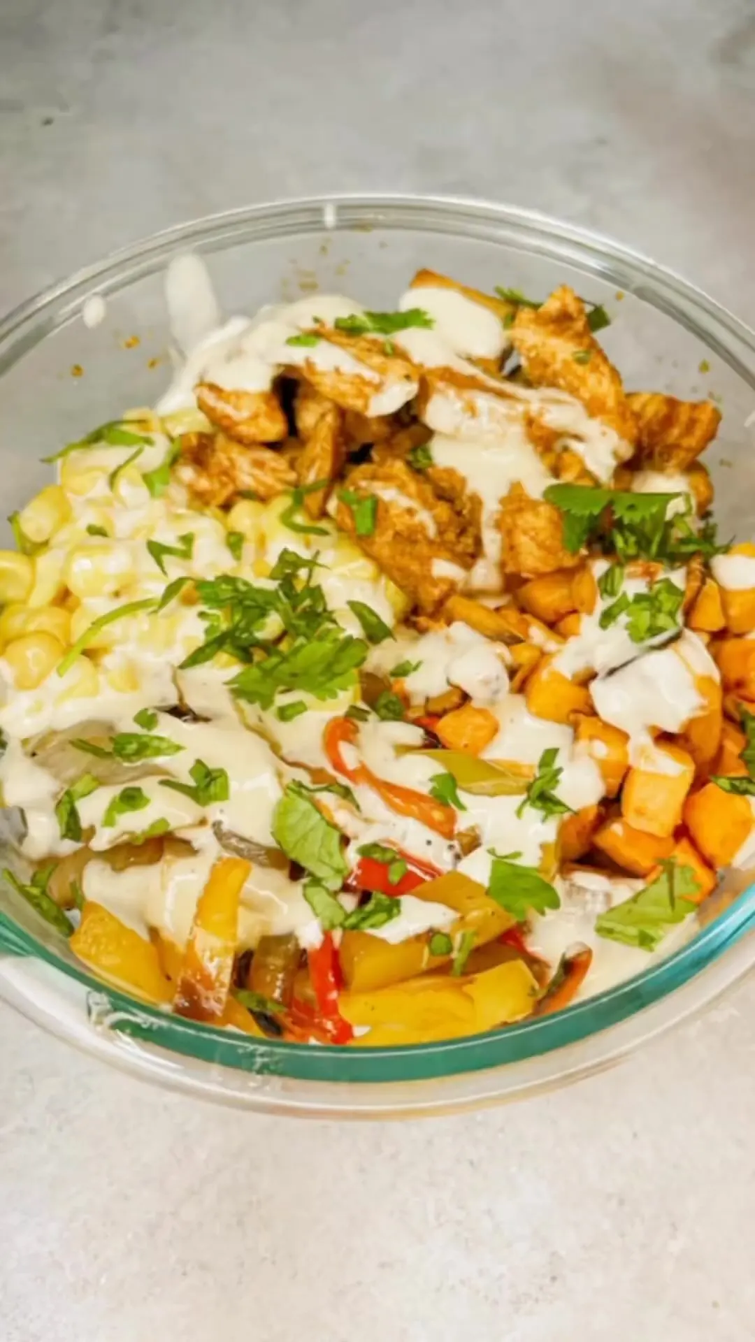 chicken-fajita-rice-bowls-with-garlic-aioli
