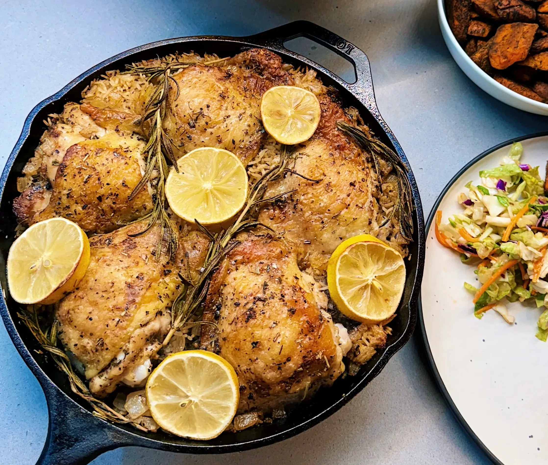 one-pan-lemon-herb-chicken-and-rice