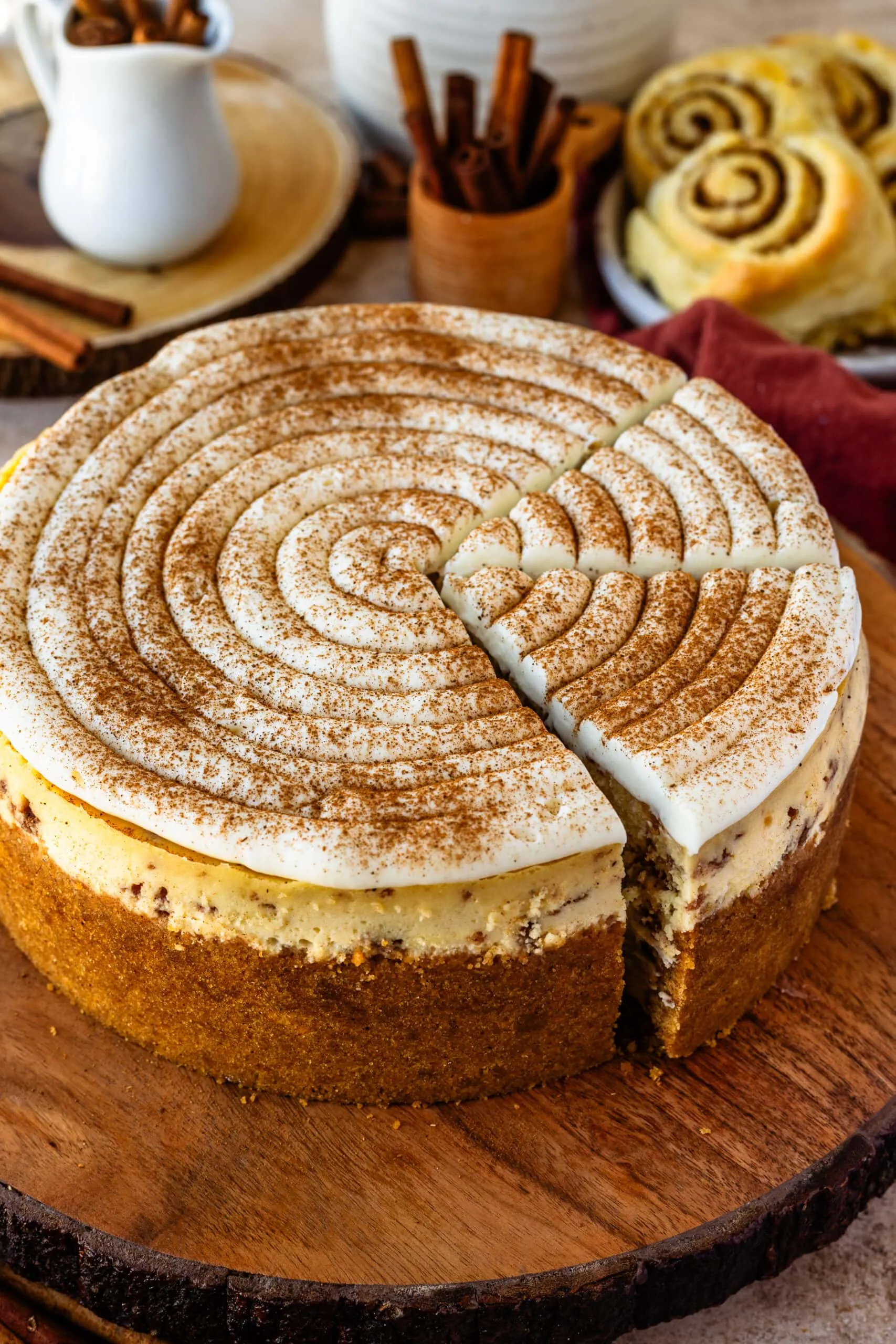 sweet-swirls:-dive-into-bliss-with-cinnamon-roll-cheesecake-delight!