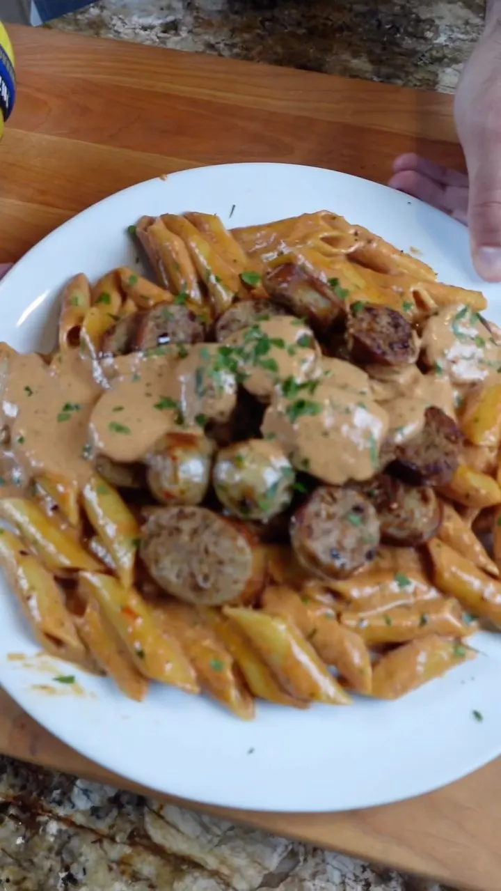 creamy-sausage-pasta