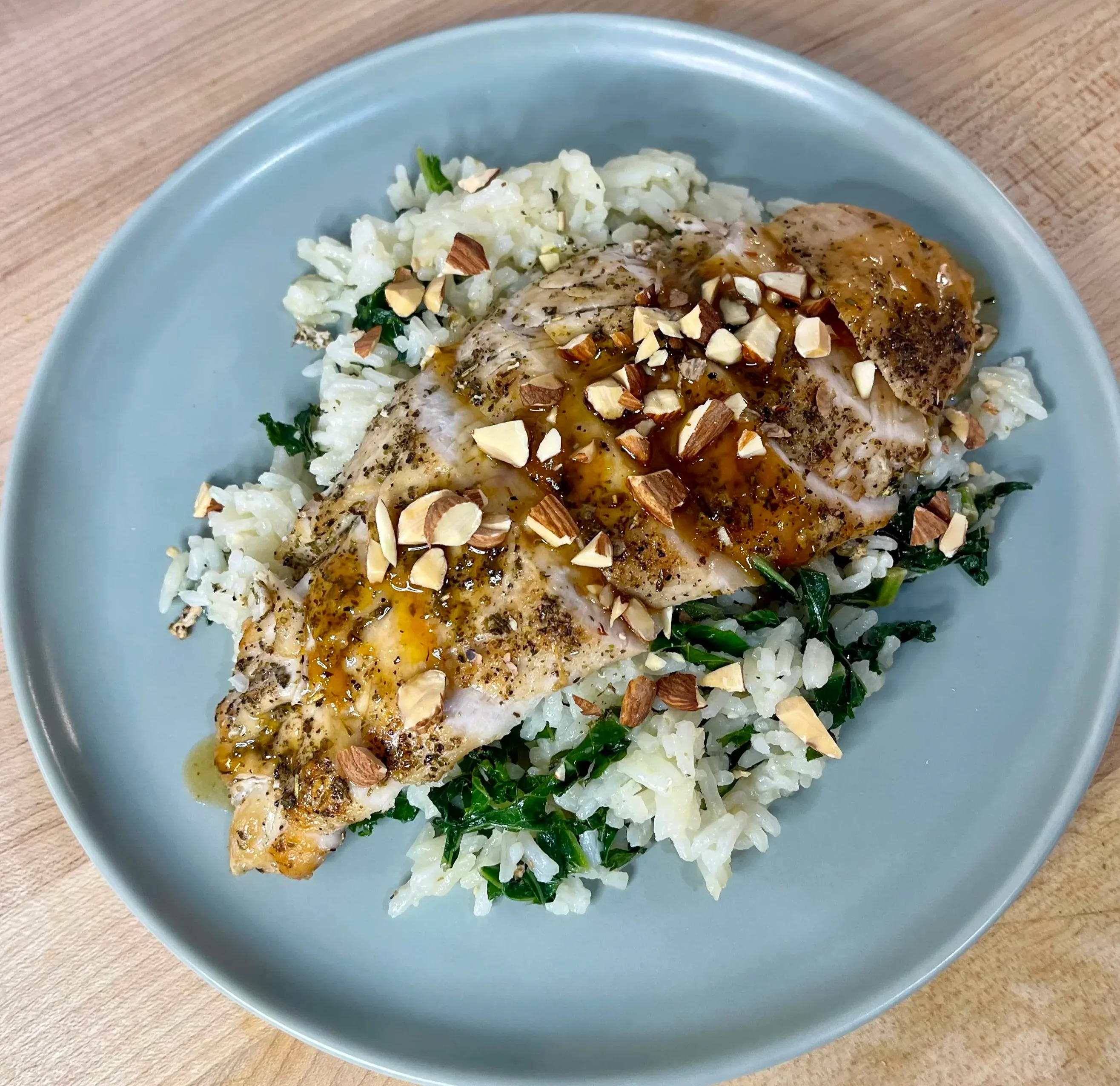 apricot-chicken-w-garlic-kale-rice