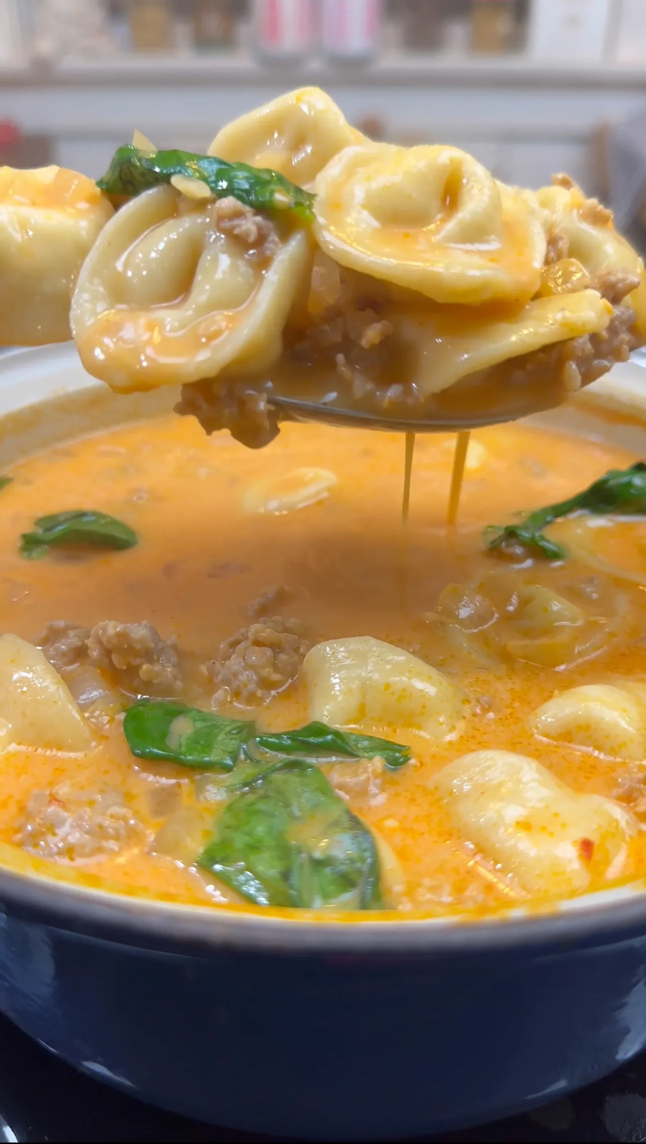creamy-cappelletti-and-sausage-soup