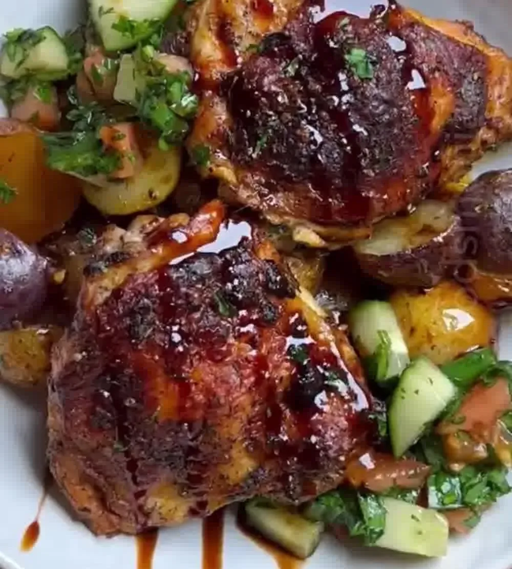 roasted-red-pepper-and-herb-chicken-and-potatoes:-a-flavourful-feast!