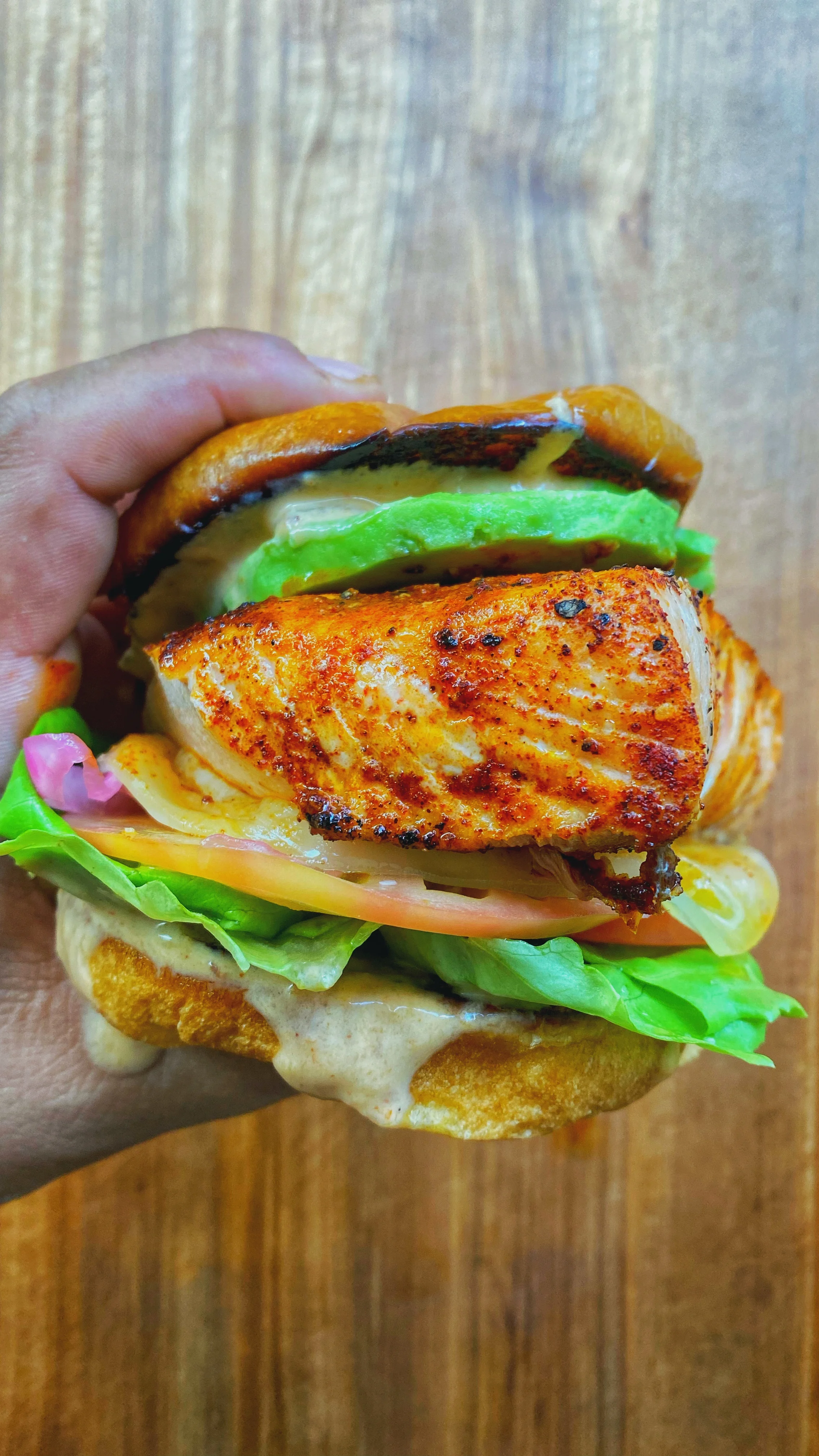 salmon-burger