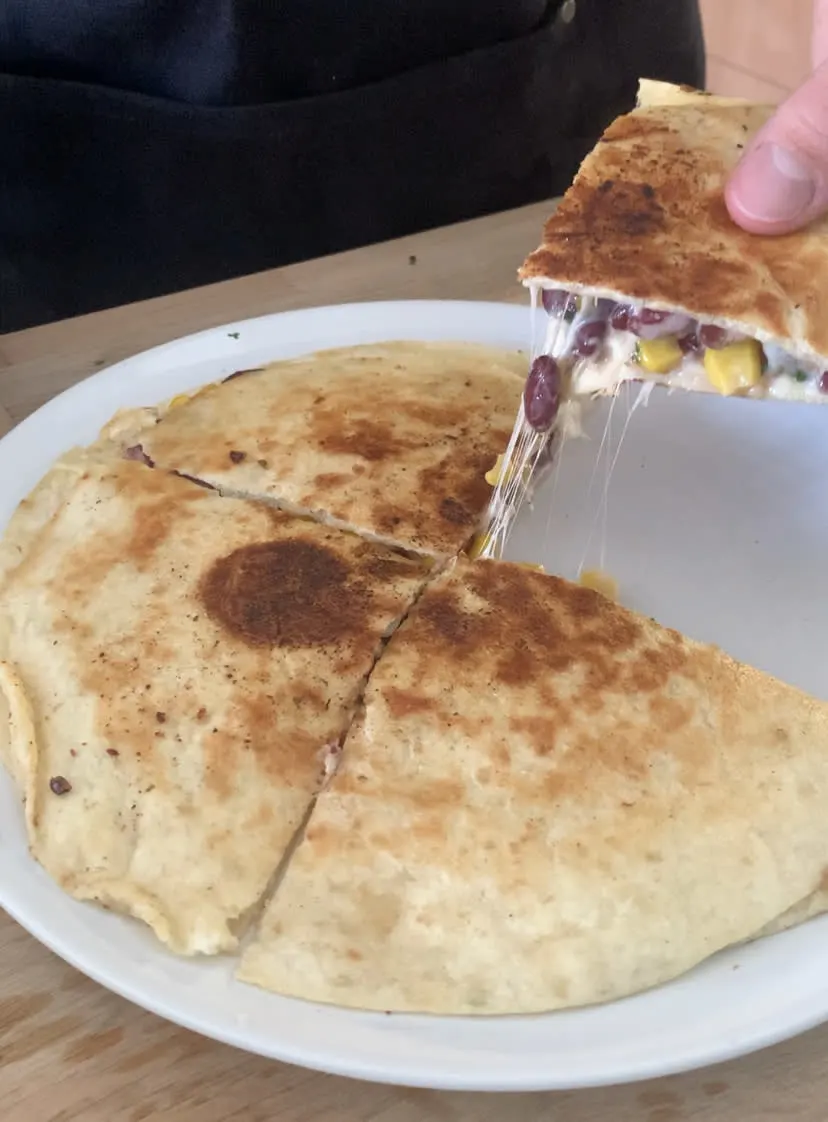 beans-and-corn-quesadillas