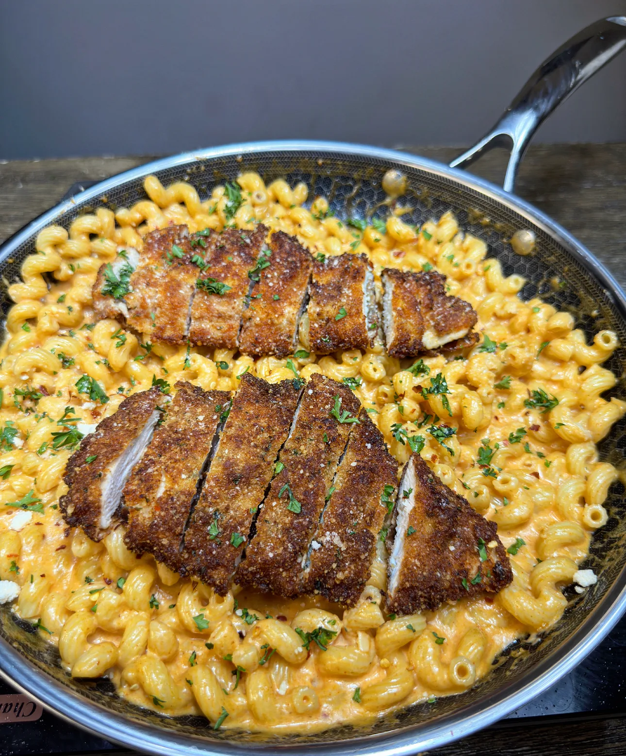 parmesan-crusted-spicy-vodka-pasta