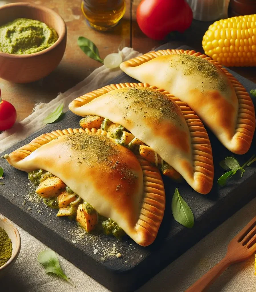 lean-green-pesto-chicken-empanada
