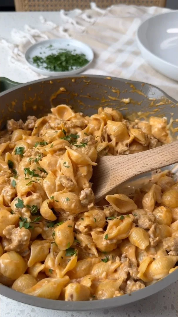 cheesy-sausage-shells