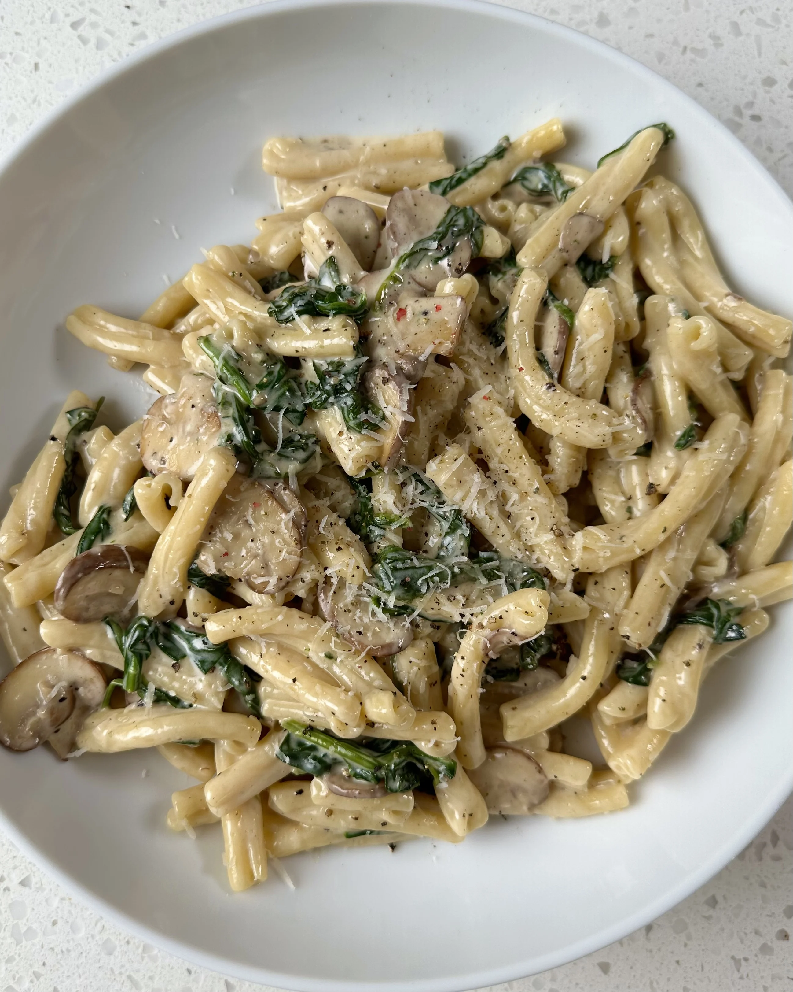 creamy-mushroom-spinach-pasta
