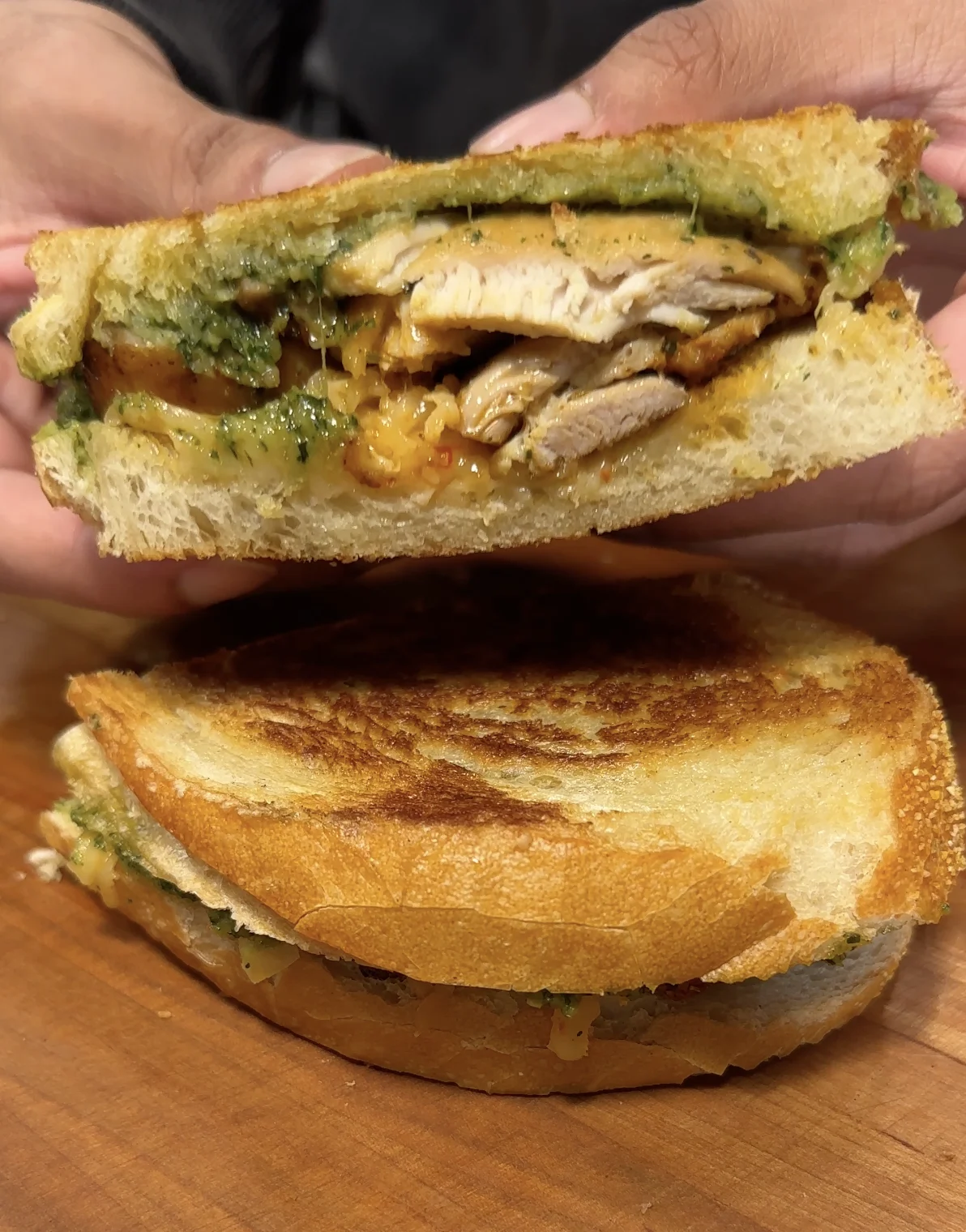 chicken-pesto-cheese-sandwich