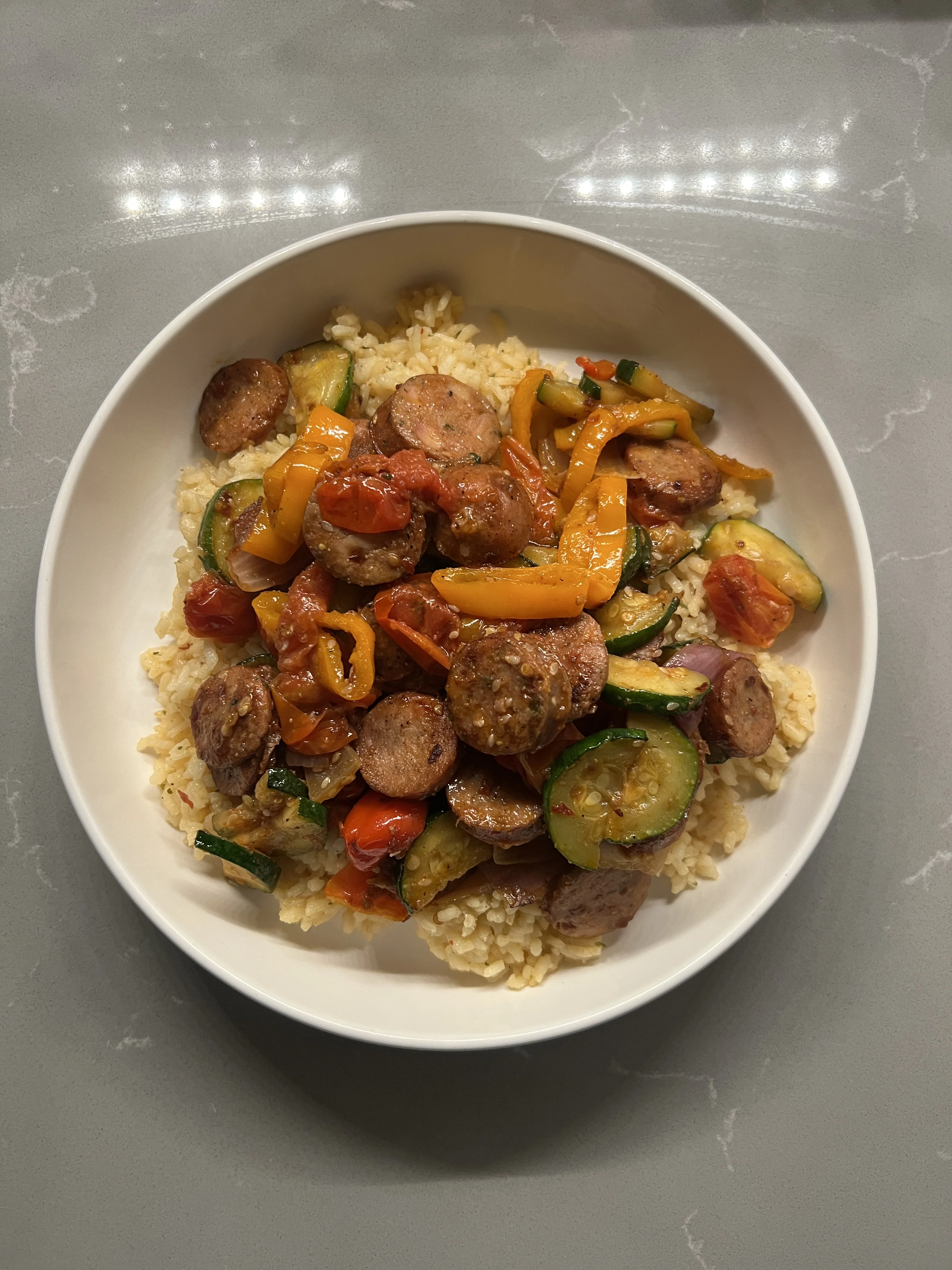 one-pot-cajun-sausage-rice-with-veggies