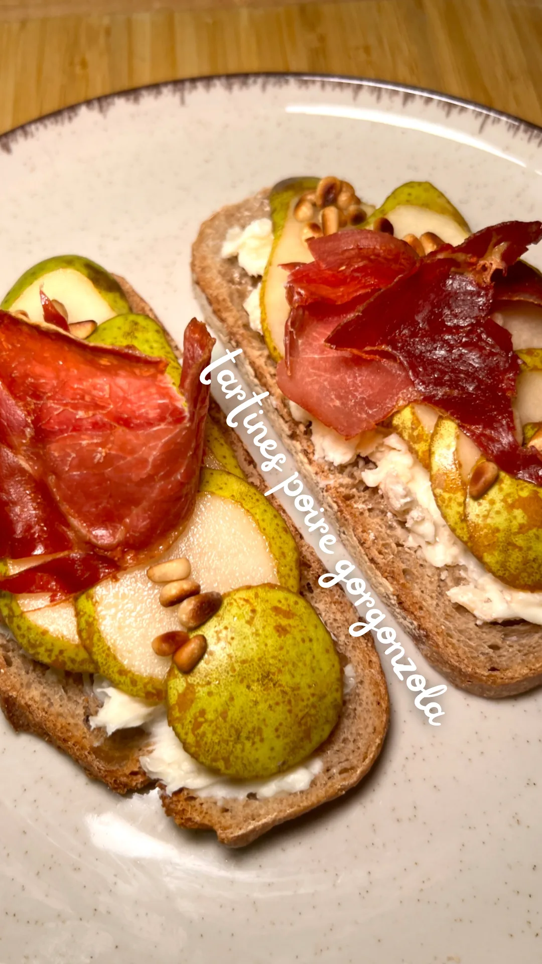 tartines-poire-gorgonzola