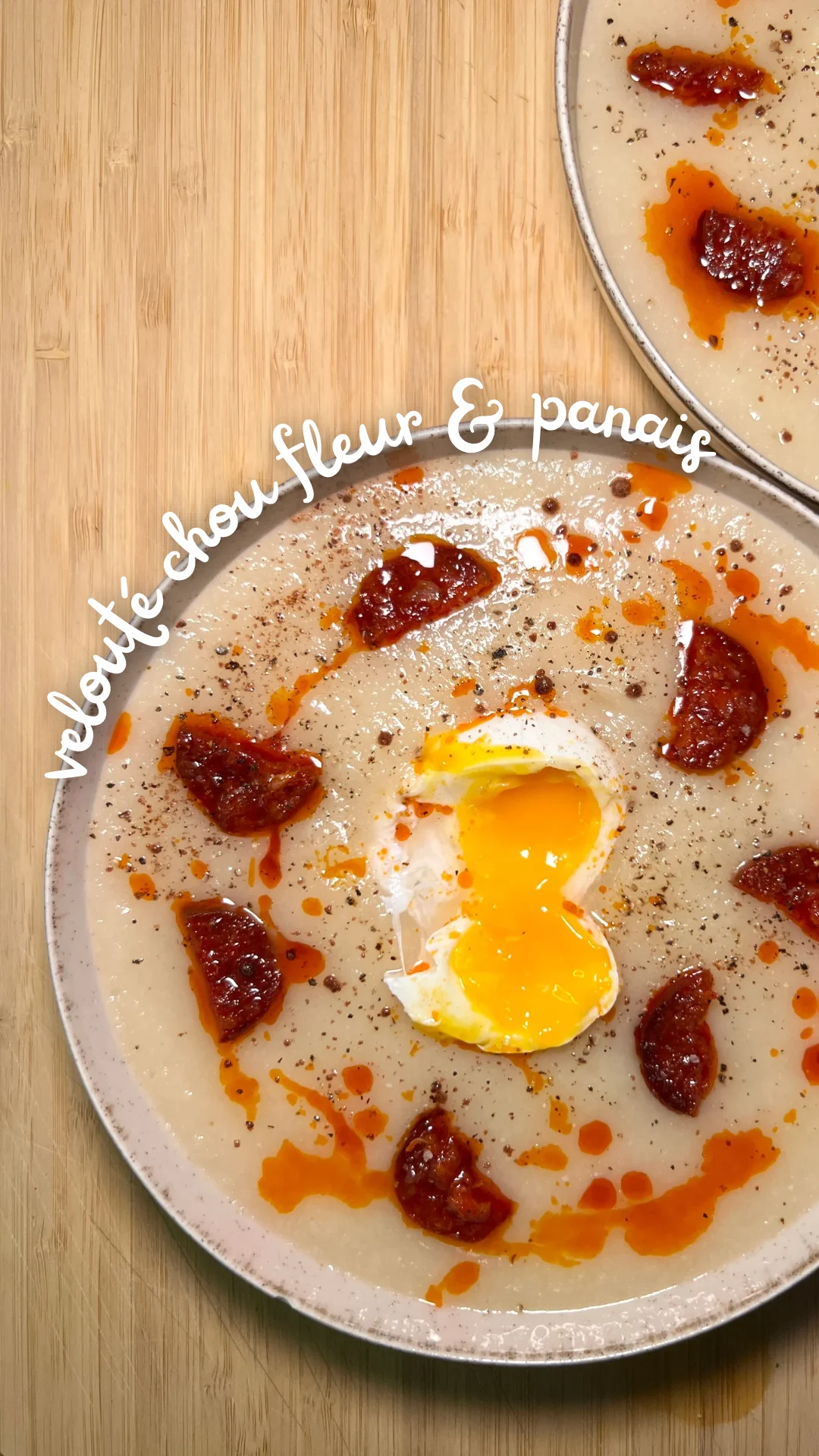 veloute-chou-fleur-panais-and-chorizo