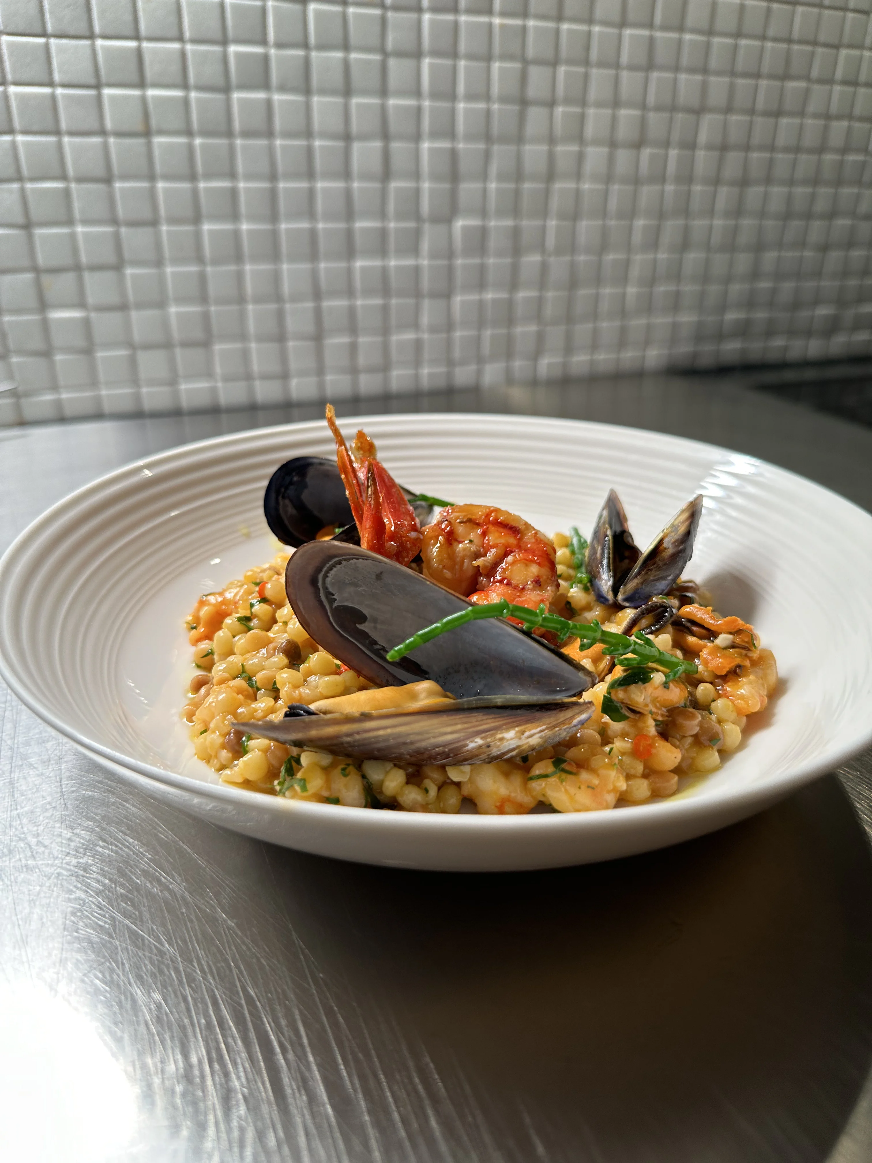 seafood-fregola-and-mussel-pasta-with-carabinero-prawns