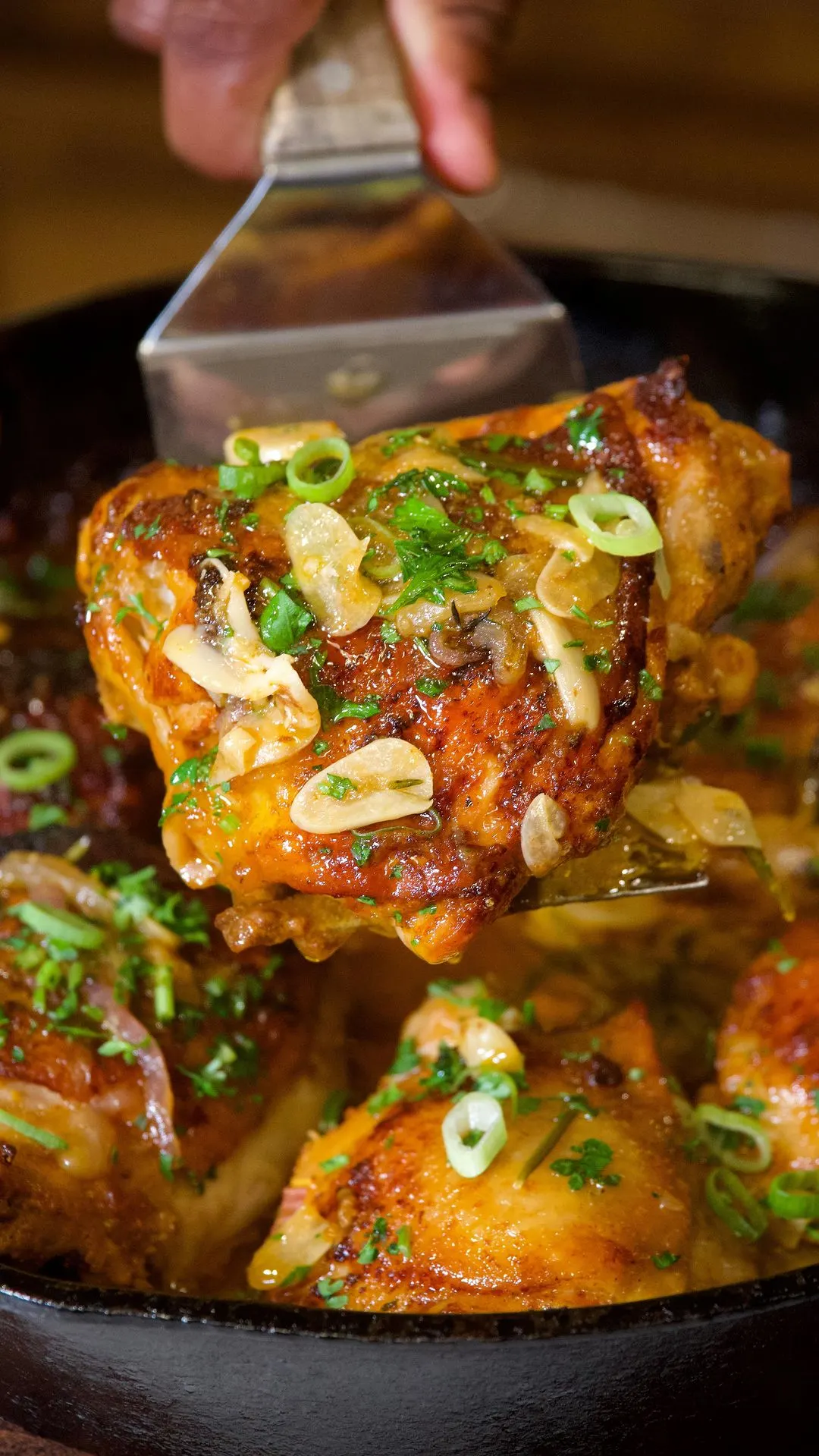 one-pan-garlic-baked-chicken