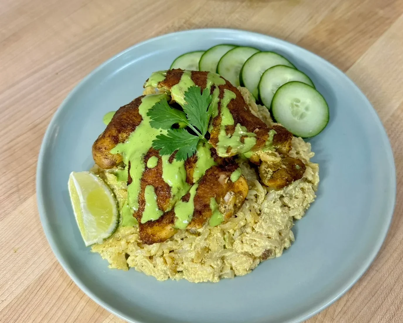 curry-chicken-thighs-and-coconut-rice