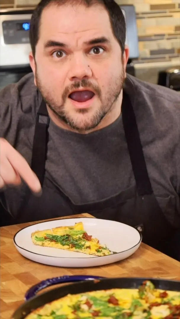 frittata-with-spinach-goat-cheese-and-romesco-pesto