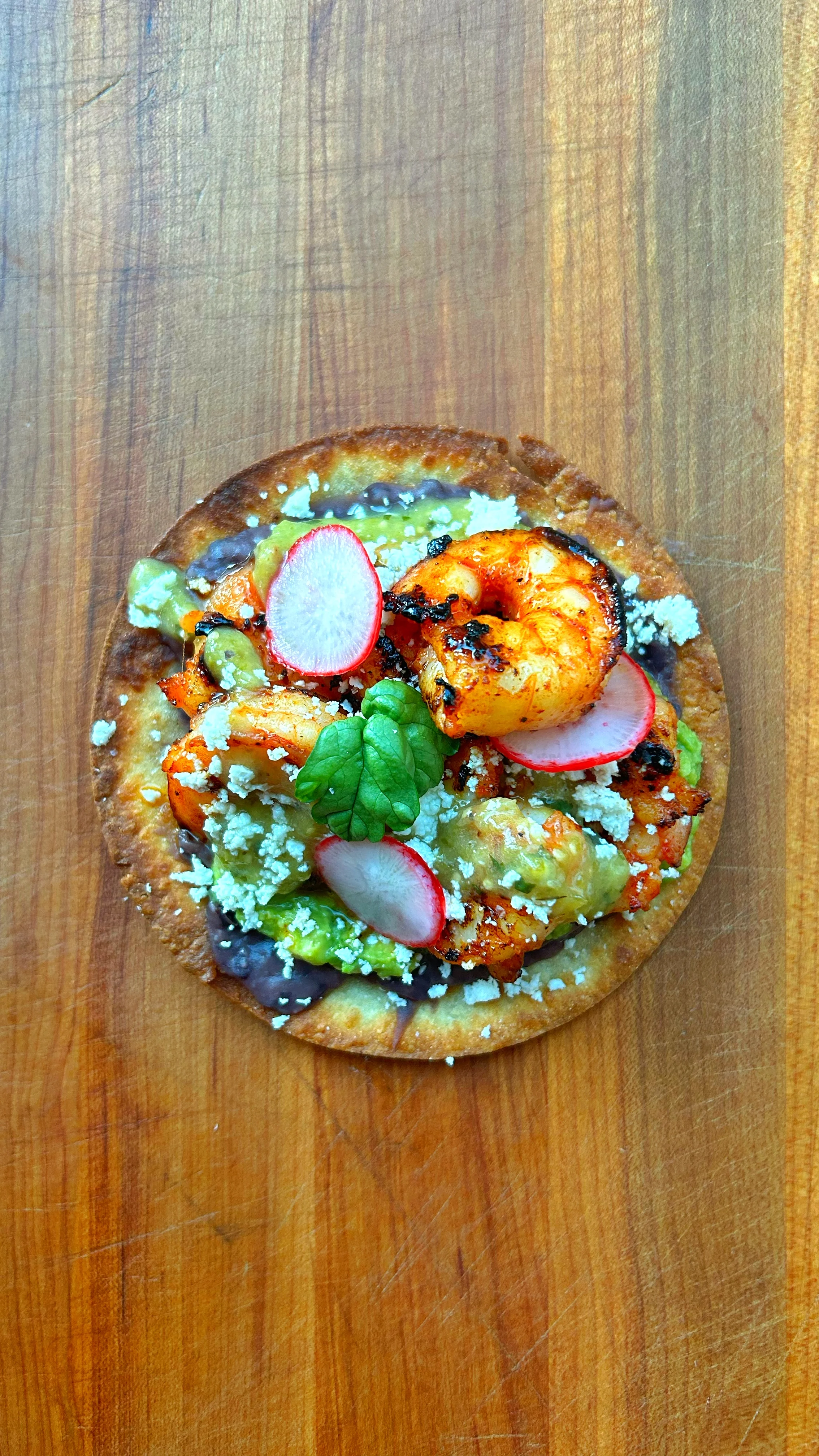 shrimp-tostada
