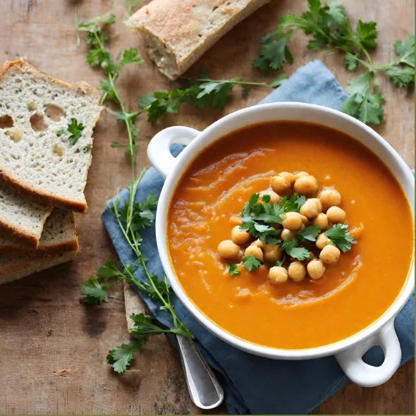 carrot-and-chickpea-soup