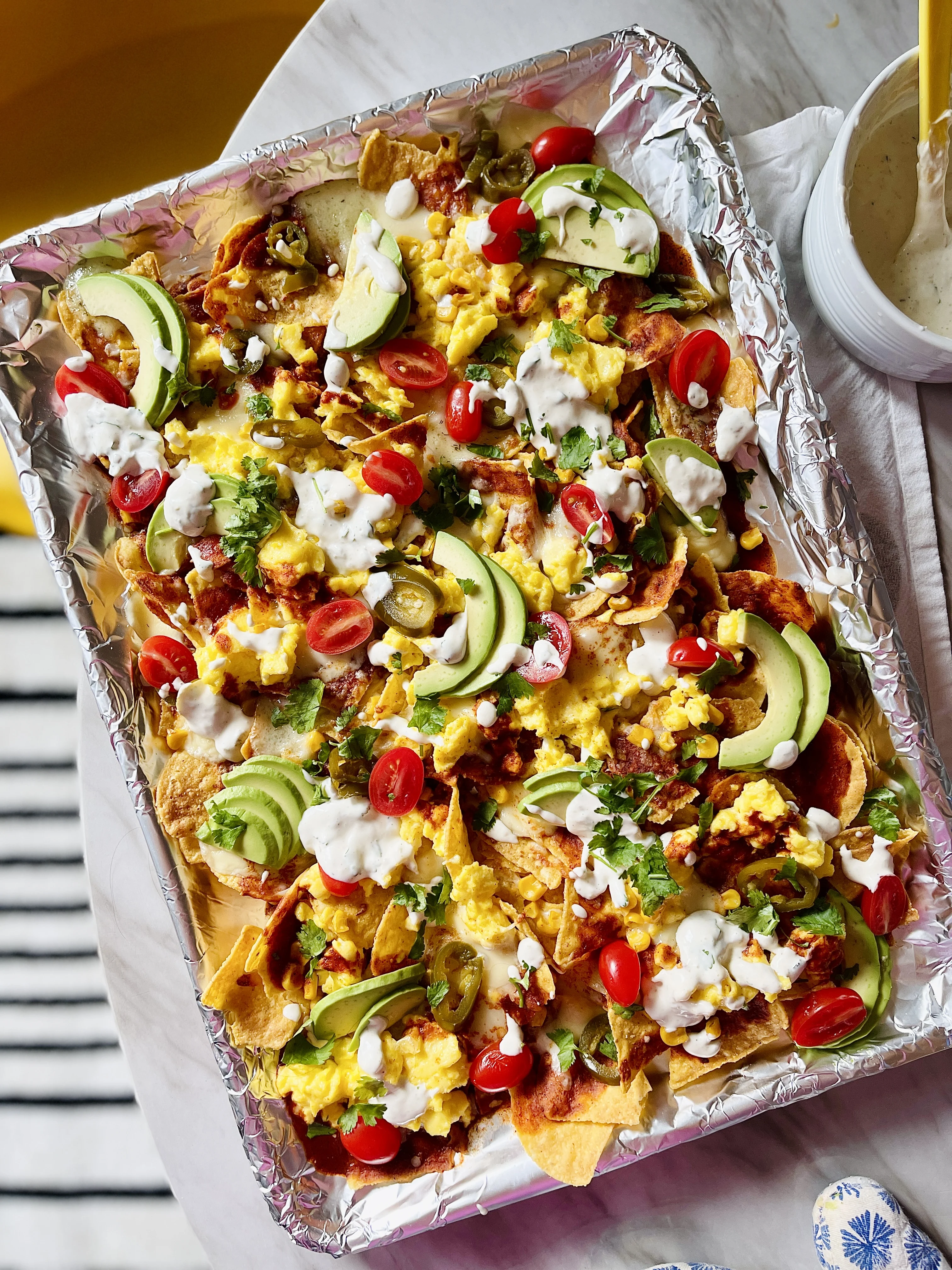 sheet-pan-chilaquiles