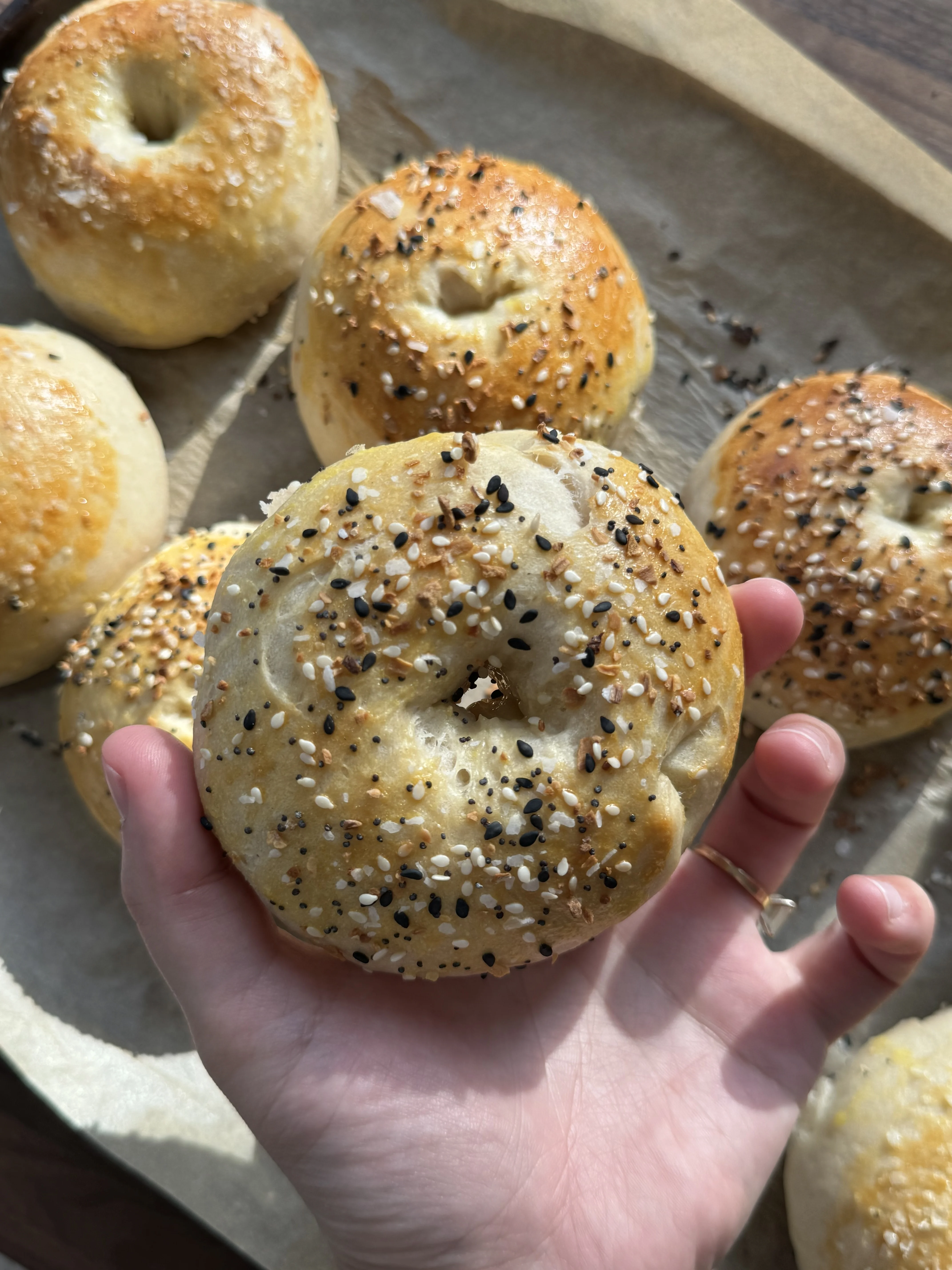 sourdough-discard-bagels