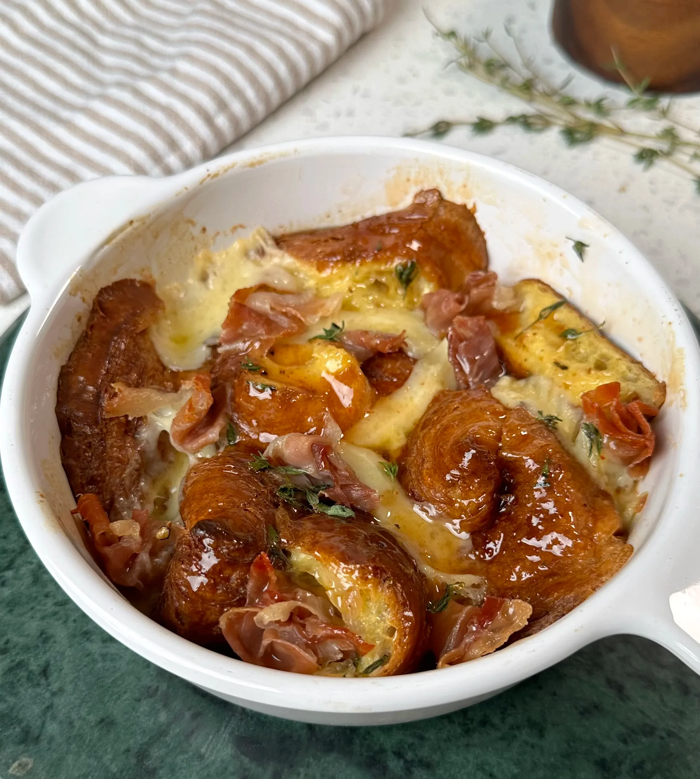 prosciutto-and-cheese-croissant-bake-(single-serve)