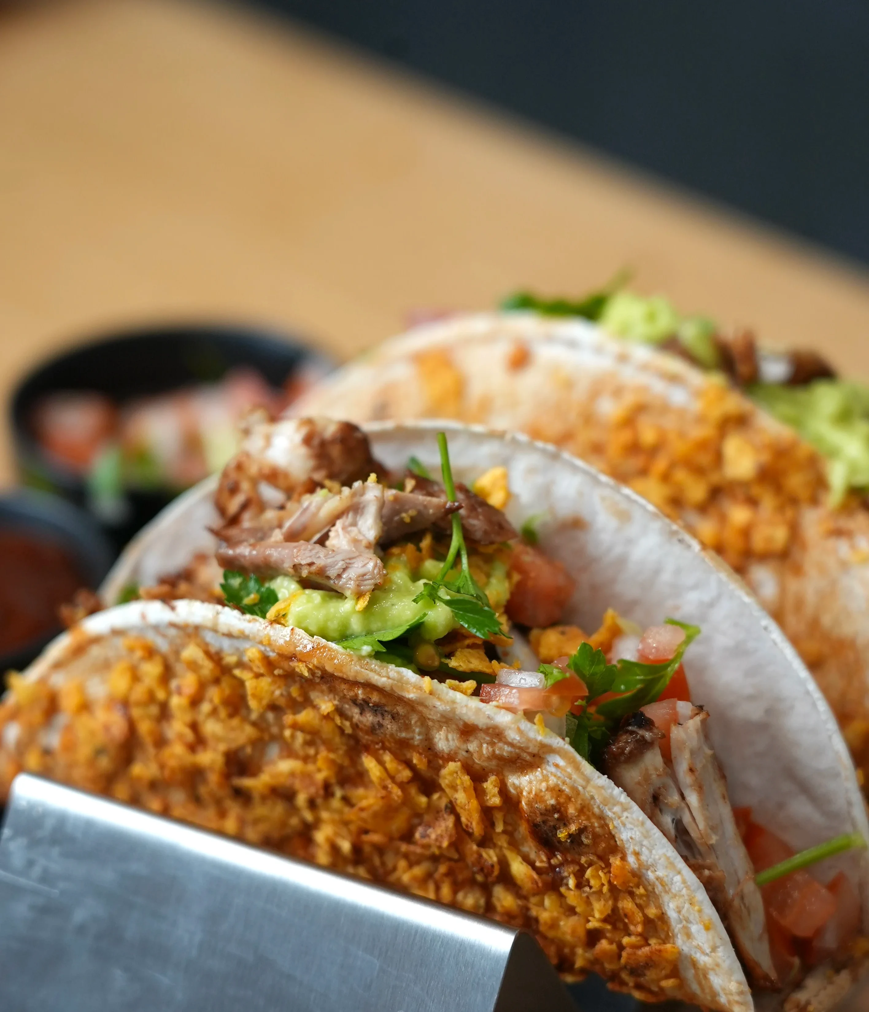 crispy-bbq-chicken-tacos