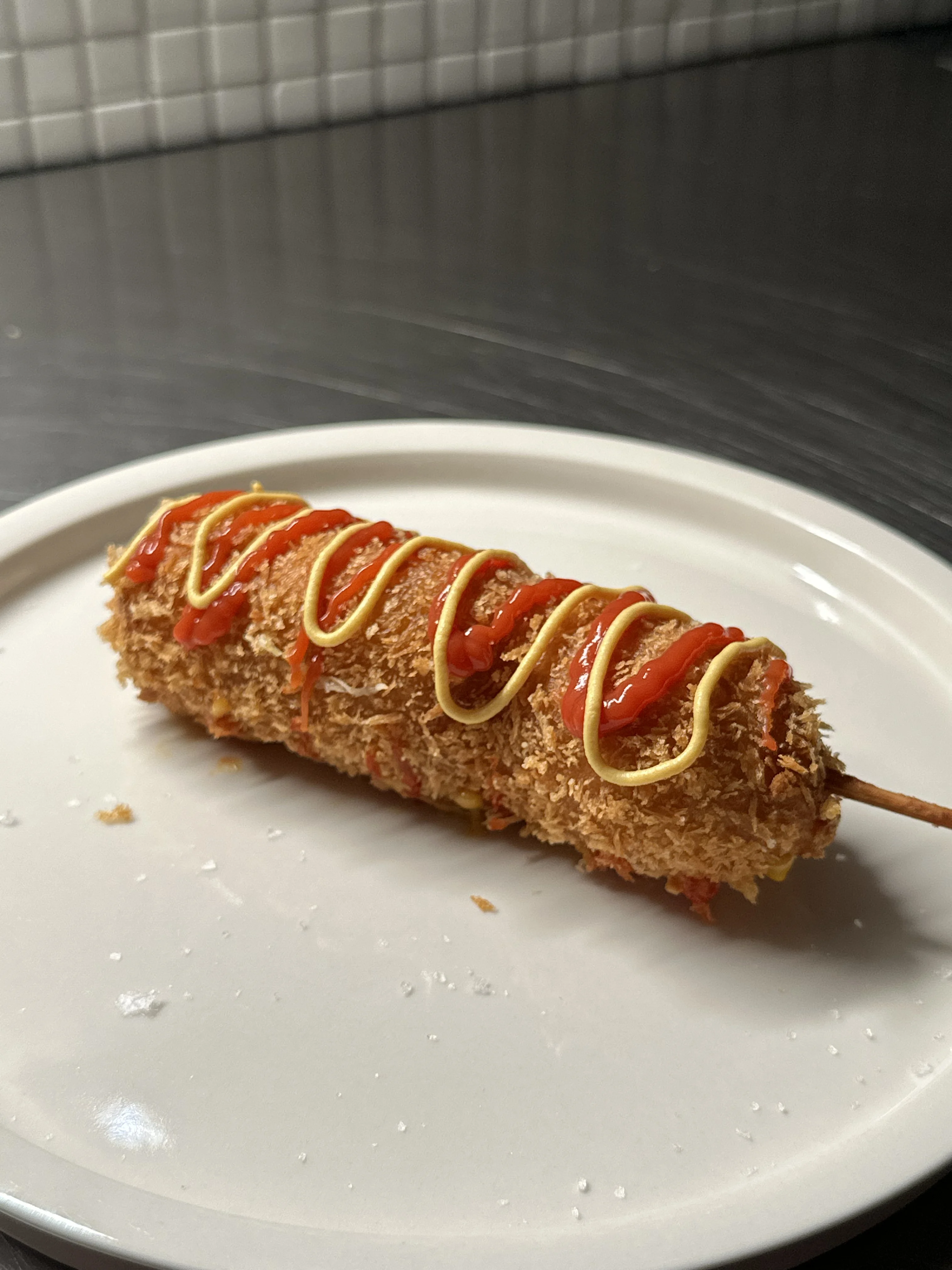 korean-corn-dogs-with-rich-raclette-(vegetarian-option-available)