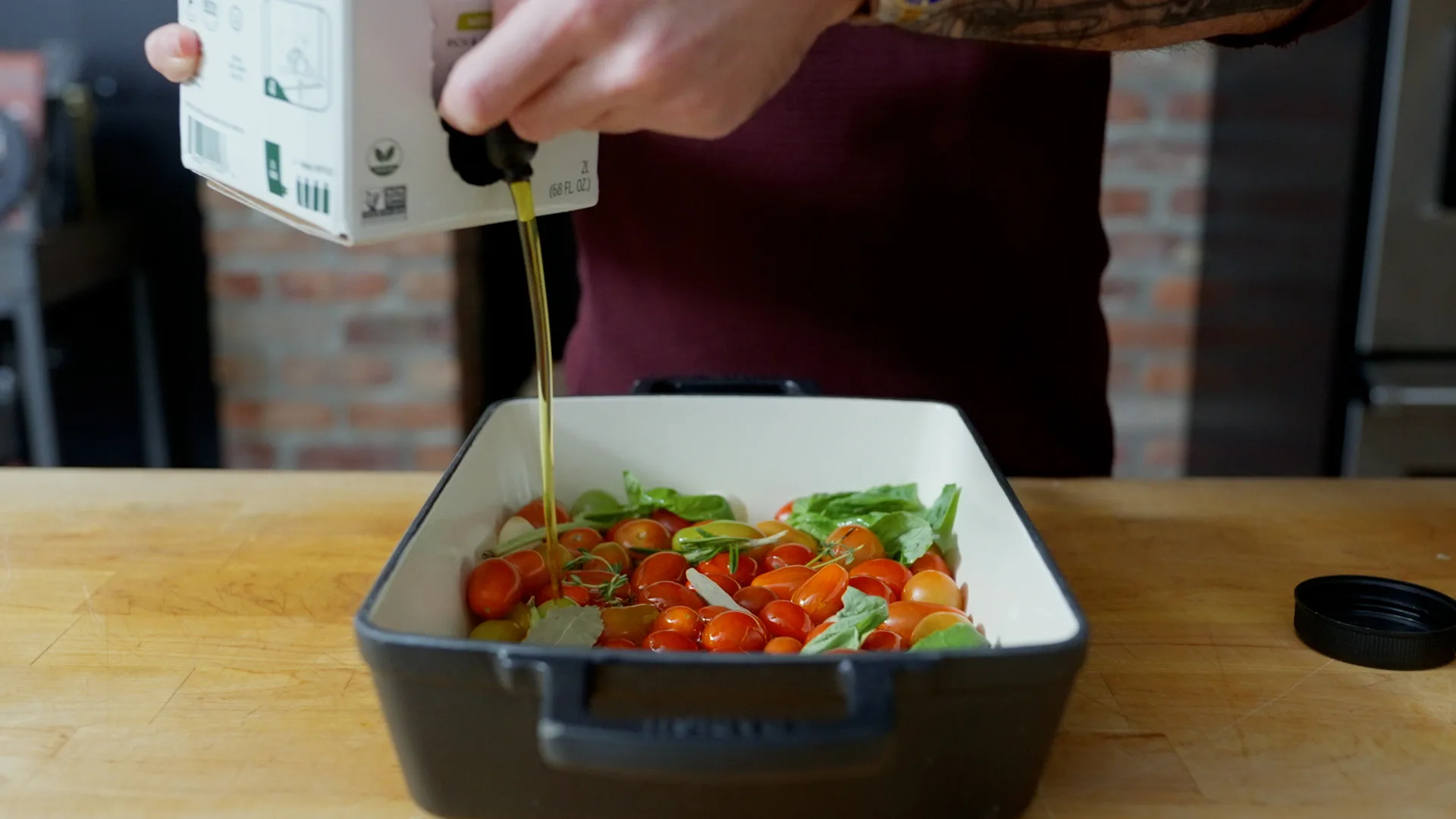 tomato-confit-(ricotta-toast-simple-salad-pasta-with-calabrian-chili)
