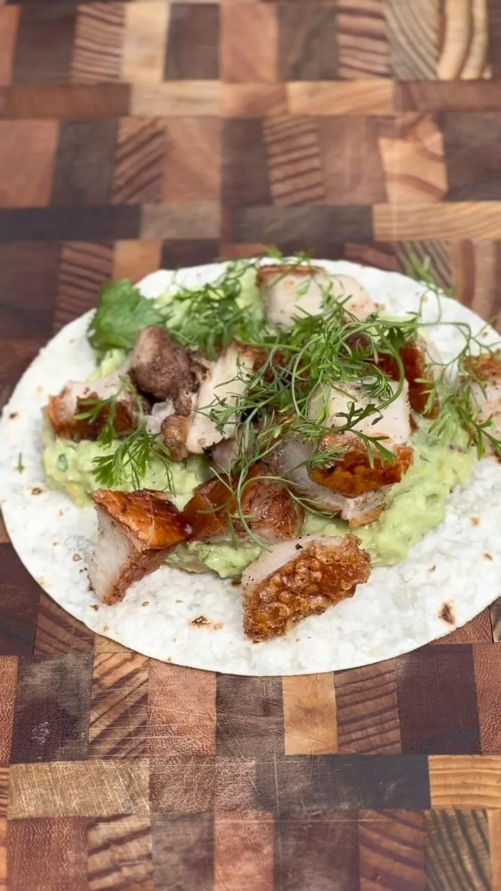 tacos-de-chicharron-en-el-air-fryer-pork-crackling-in-the-air-fryer