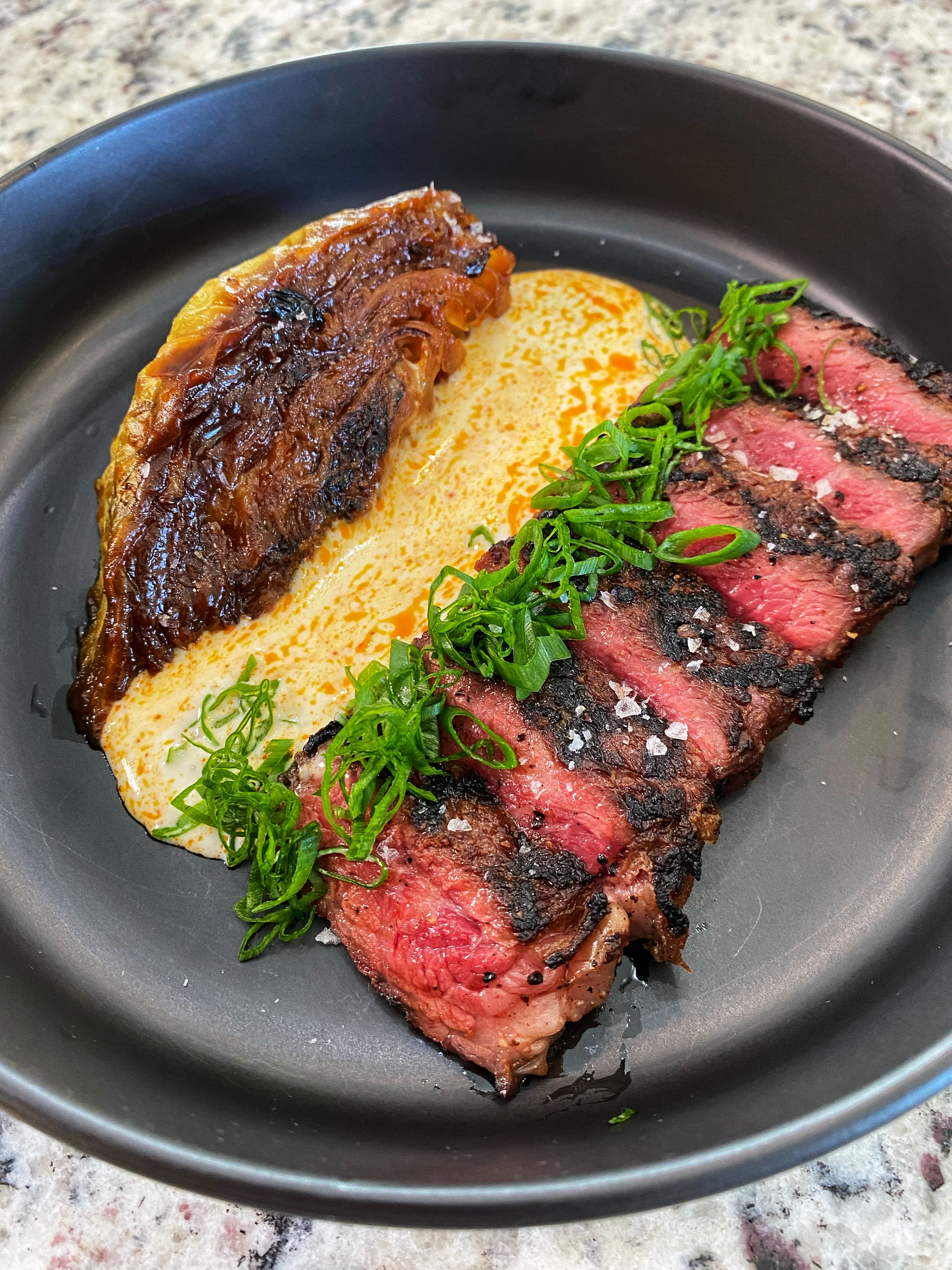 galbi-denver-steaks-w-kimchi-braised-cabbage