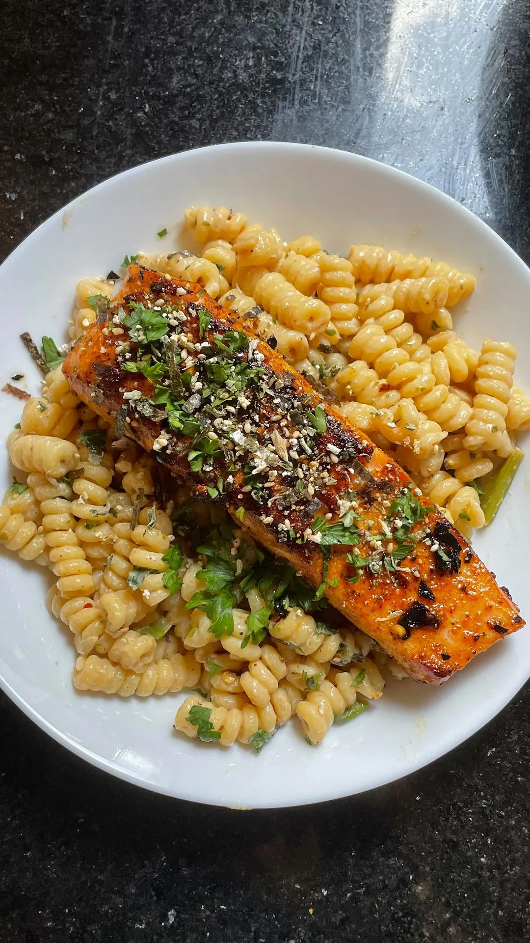 miso-salmon-pasta