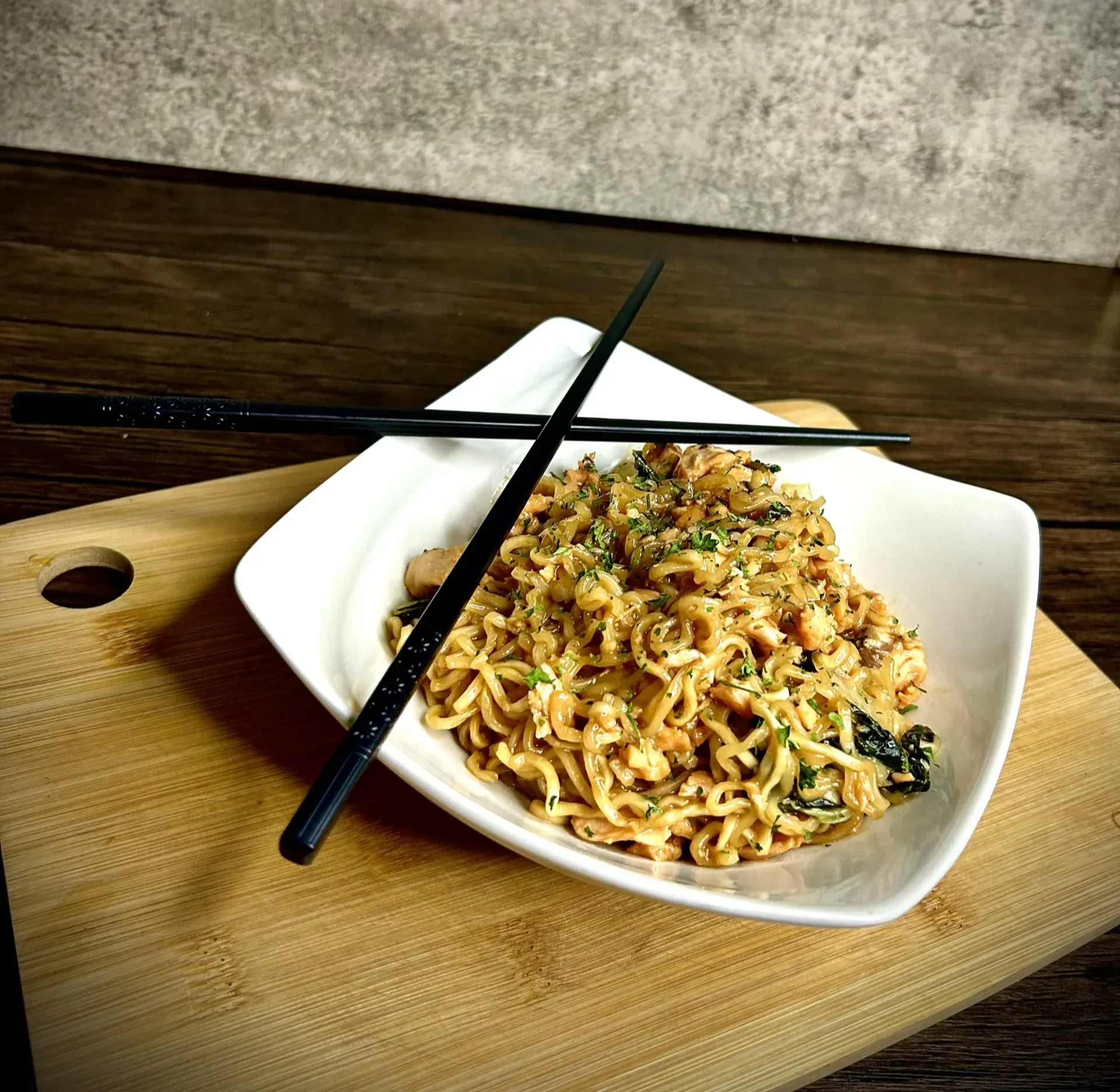 gourmet-teriyaki-salmon-instant-ramen