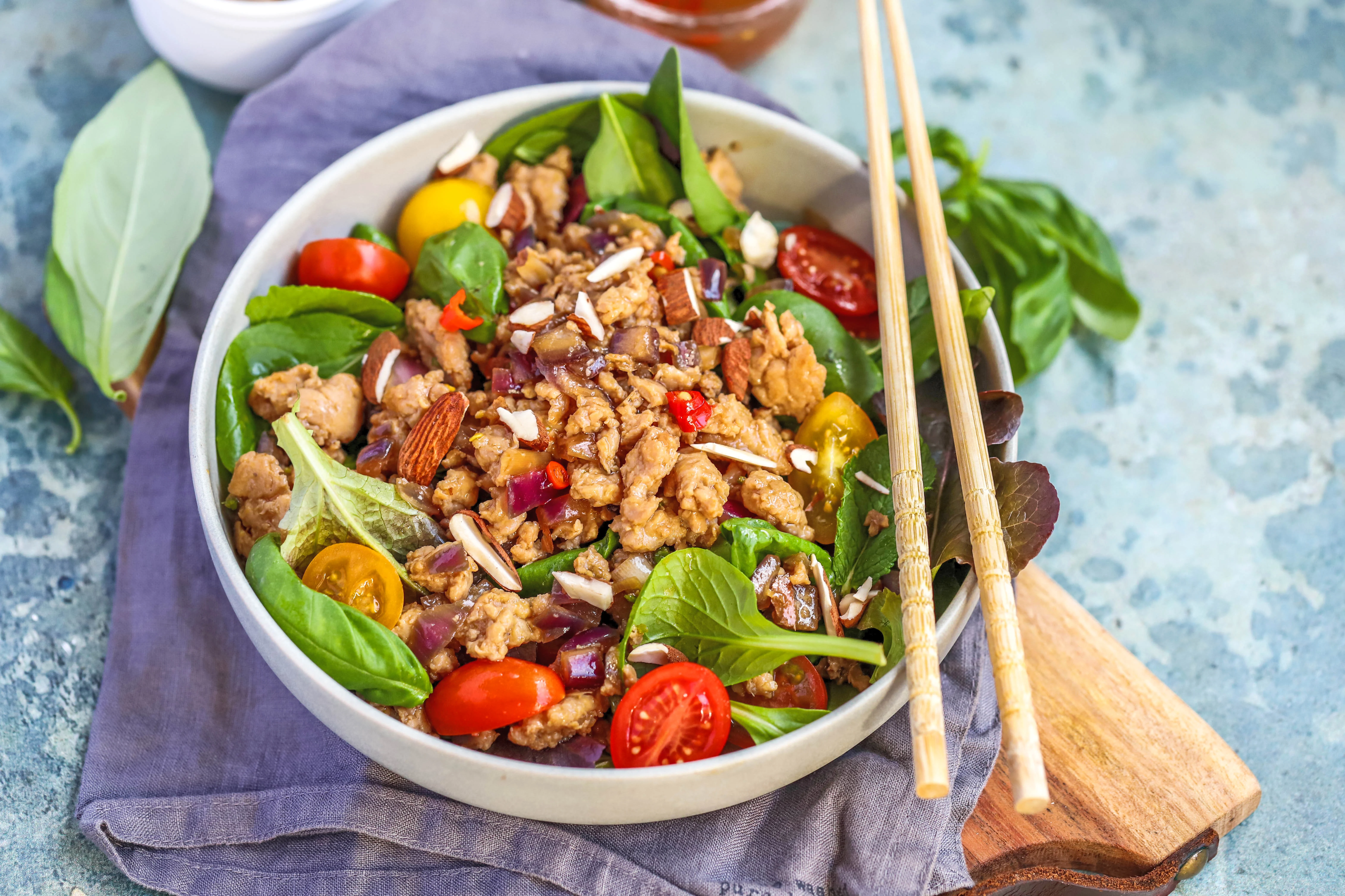 zesty-chicken-larb-salad