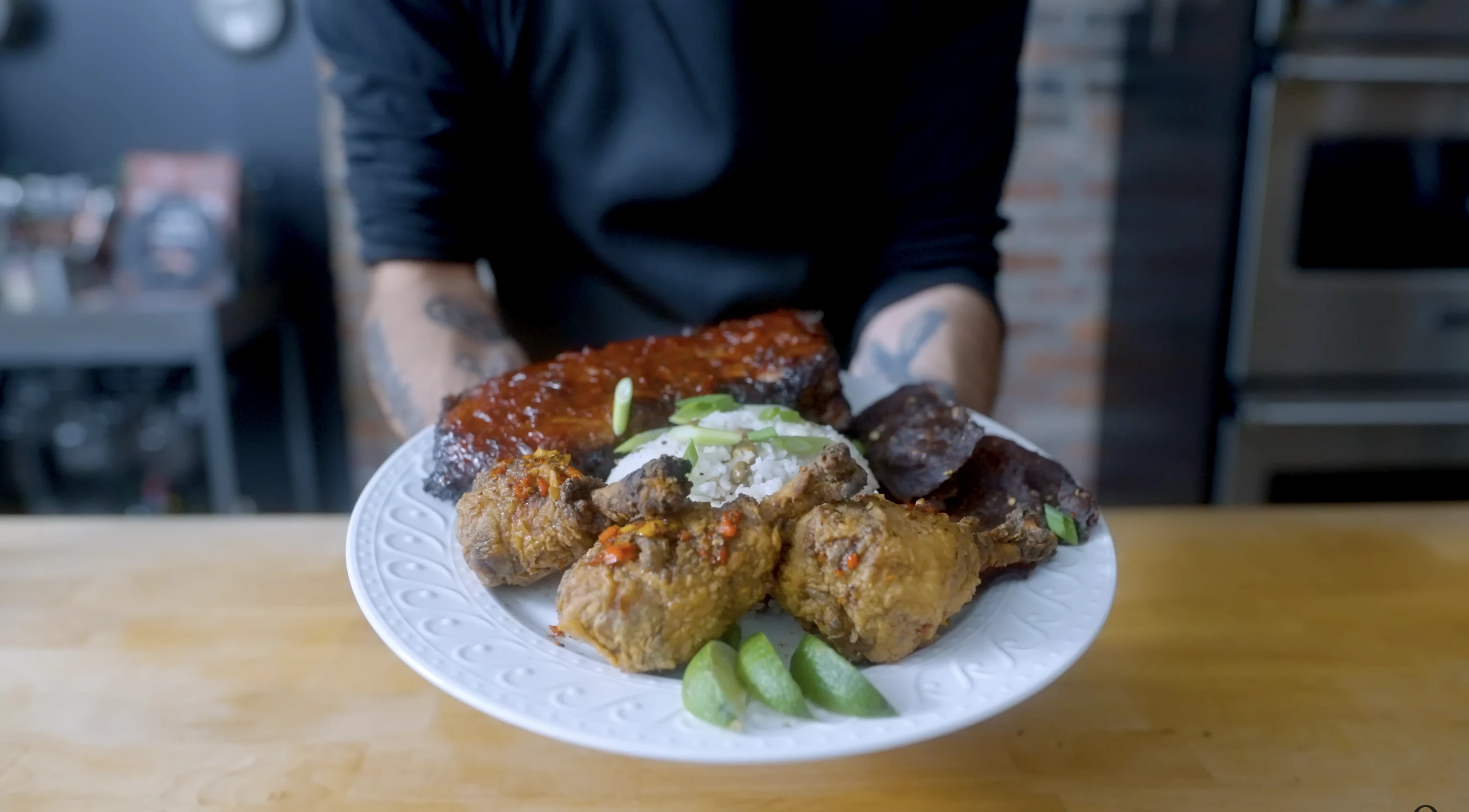 Jerk Meat Platter Inspired by Futurama