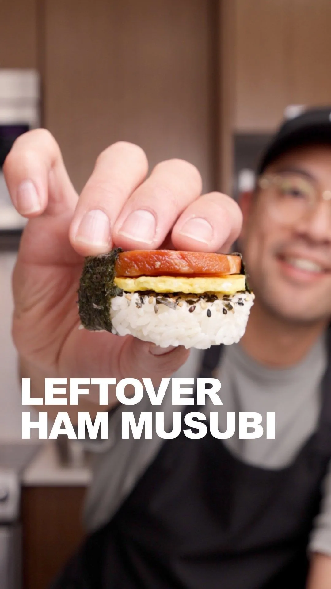 leftover-ham-musubi