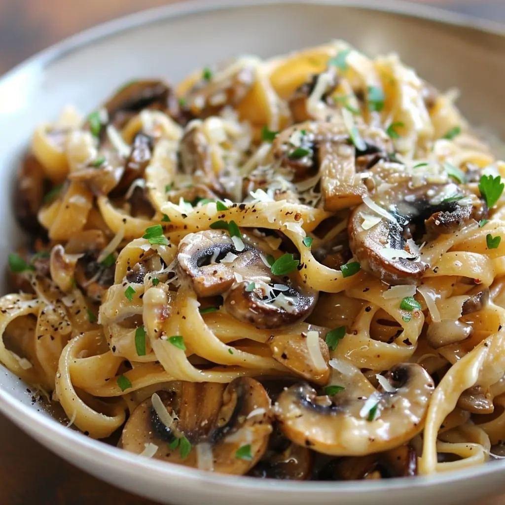 caramelized-leek-and-mushroom-gruyere-pasta