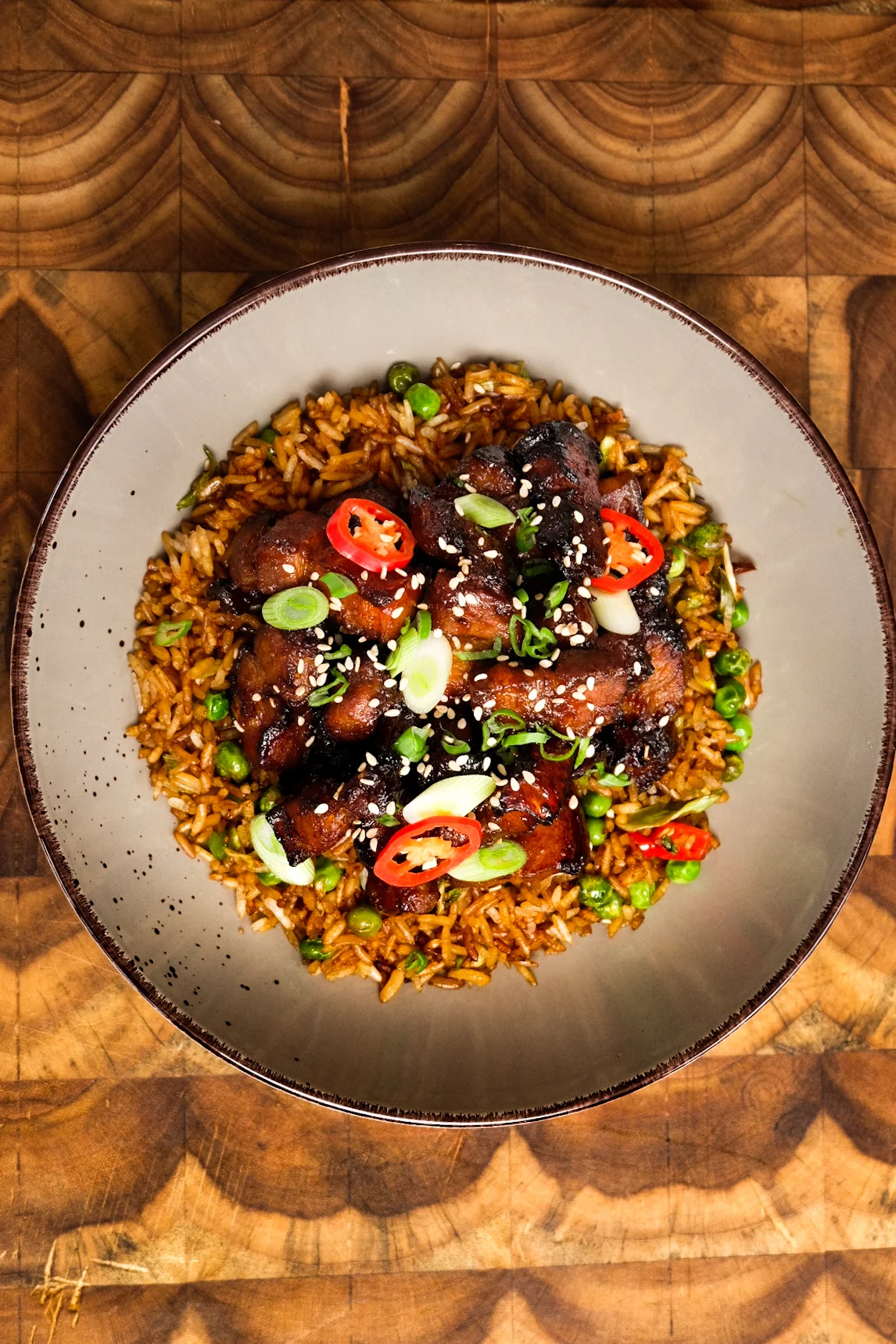 arroz-con-chicharron-en-airfryer-rice-with-pork-rinds-in-airfryer