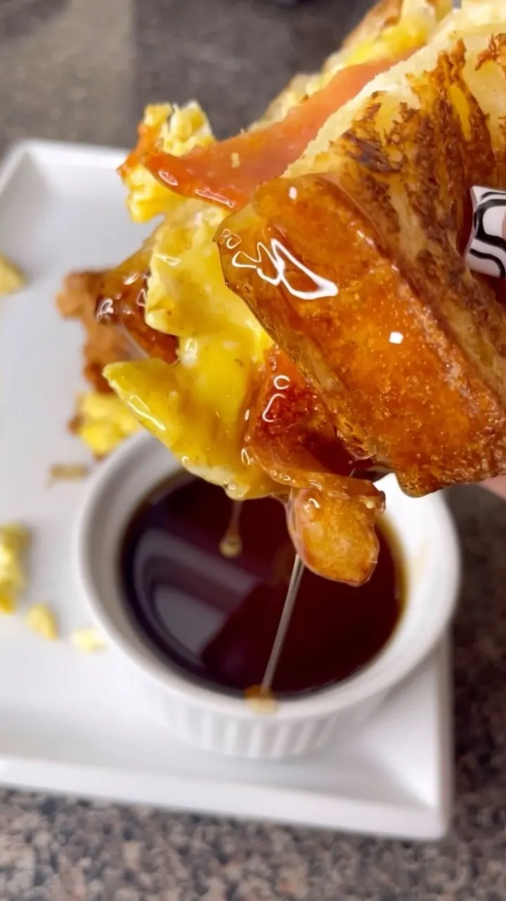 bacon-egg-and-cheese-french-toast-croissant