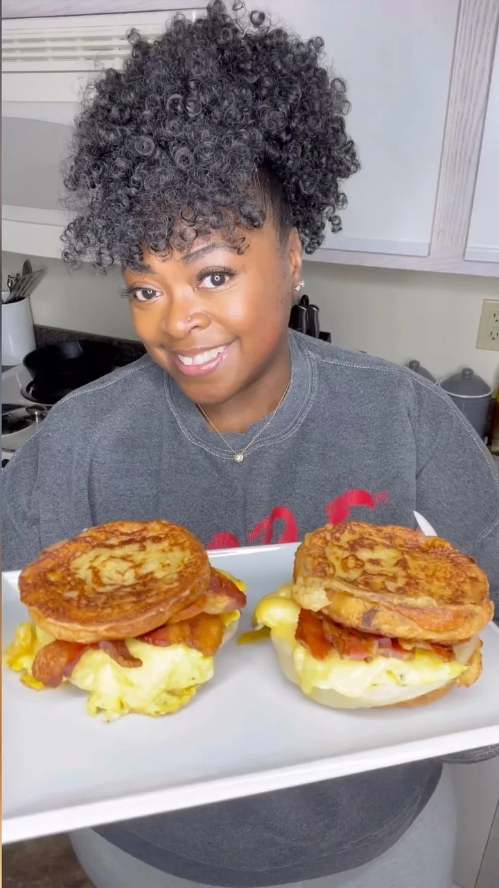 bacon-egg-and-cheese-french-toast-on-a-croissant-bun