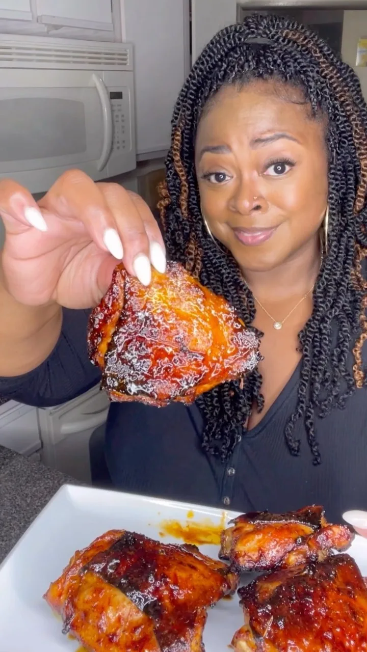 air-fried-honey-soy-glazed-chicken-thighs
