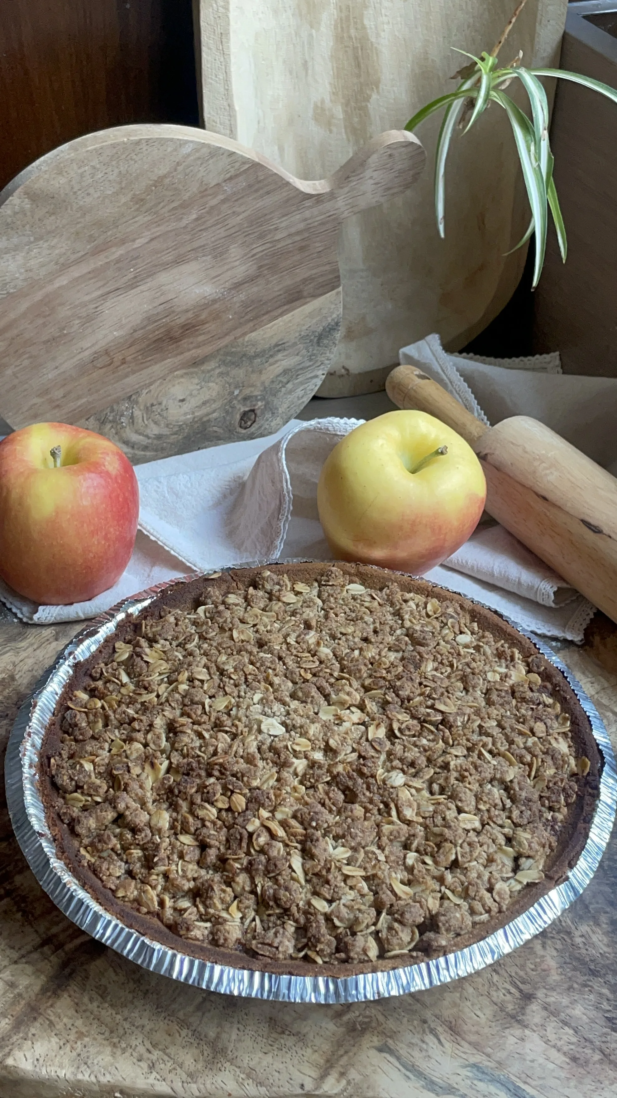 crumble-de-manzana-en-airfryer-apple-crumble-in-airfryer