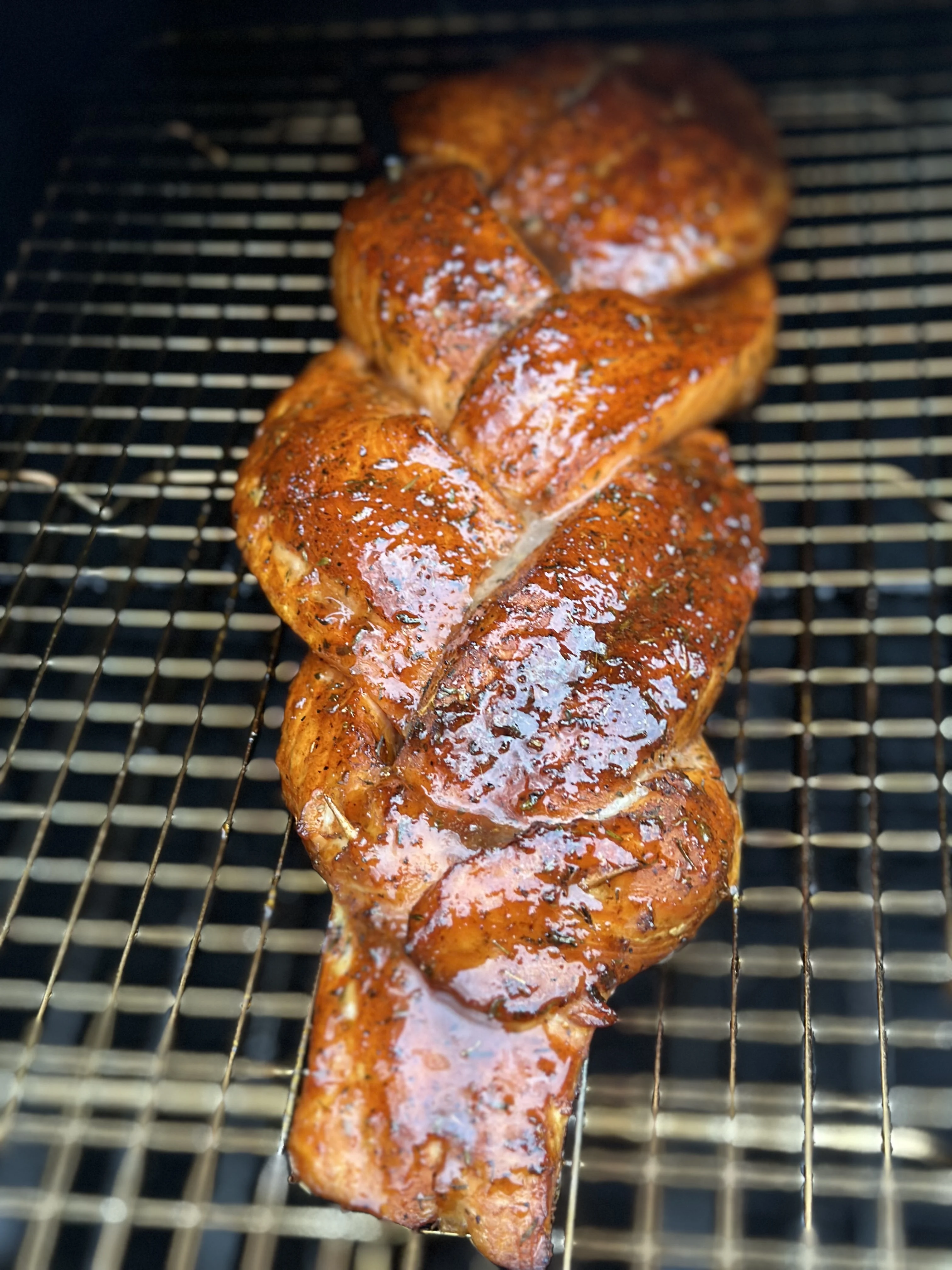 maple-bourbon-smoked-braided-salmon