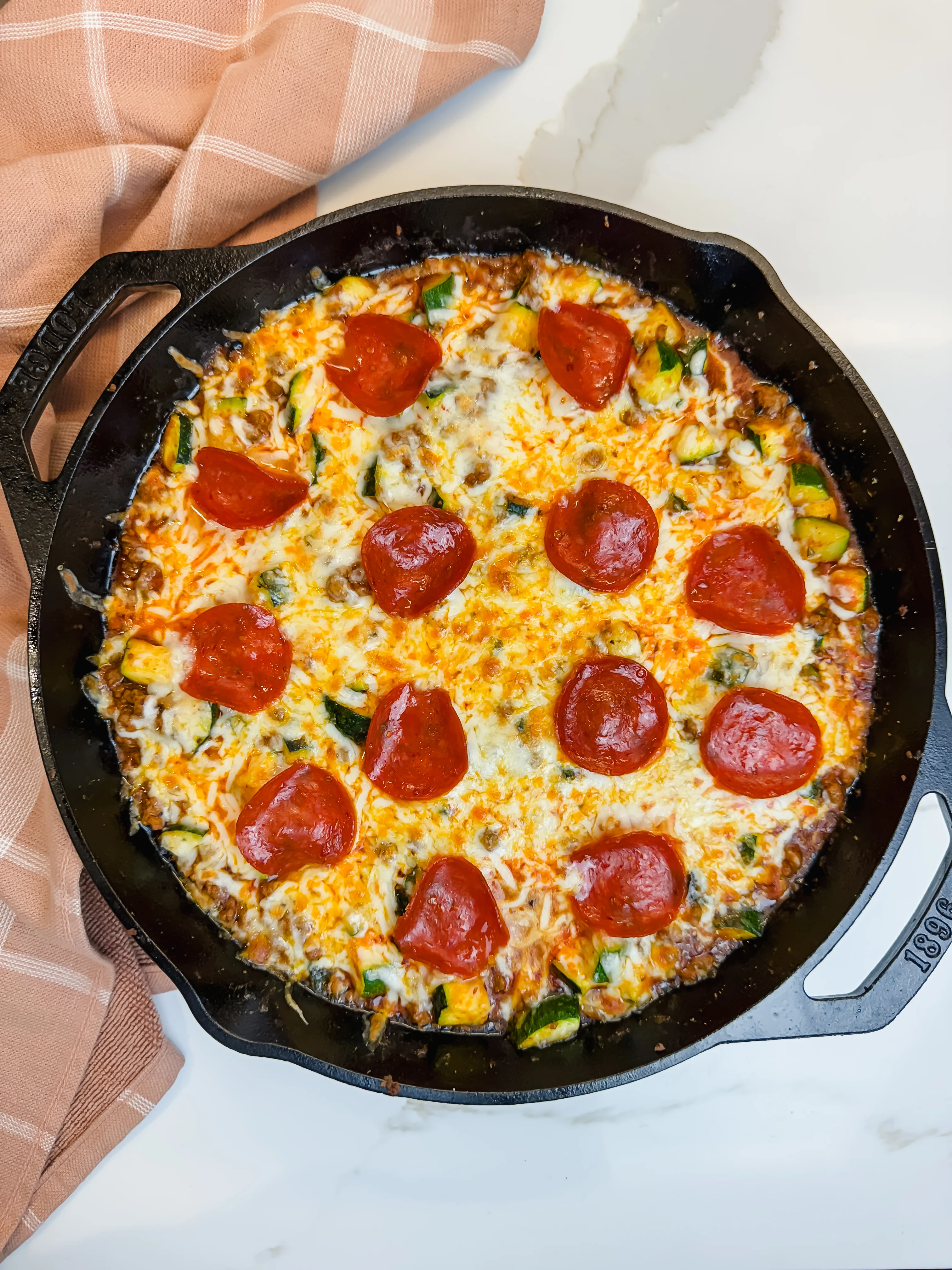 low-carb-pizza-skillet