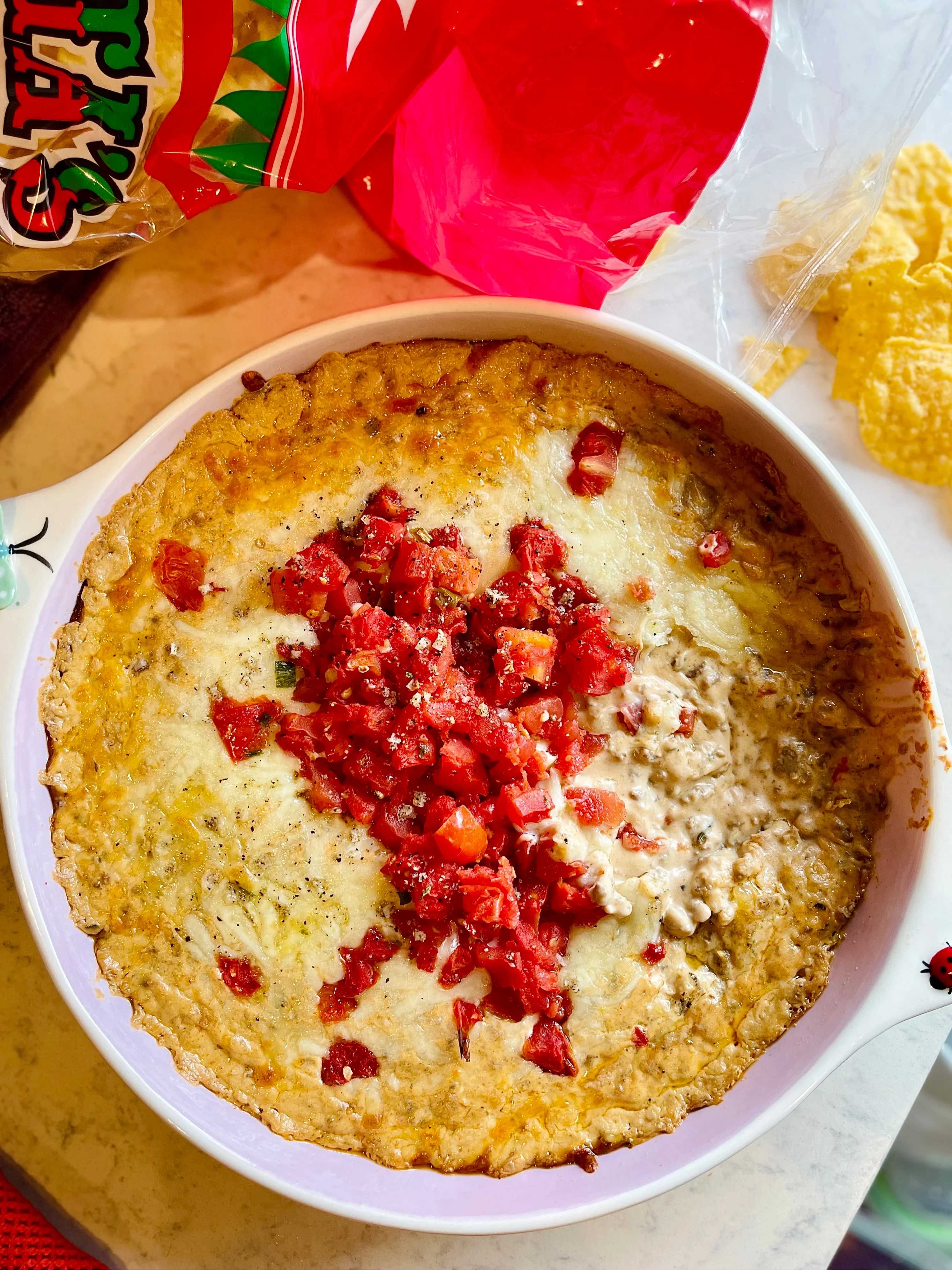 turkey-sausage-cheese-queso-dip