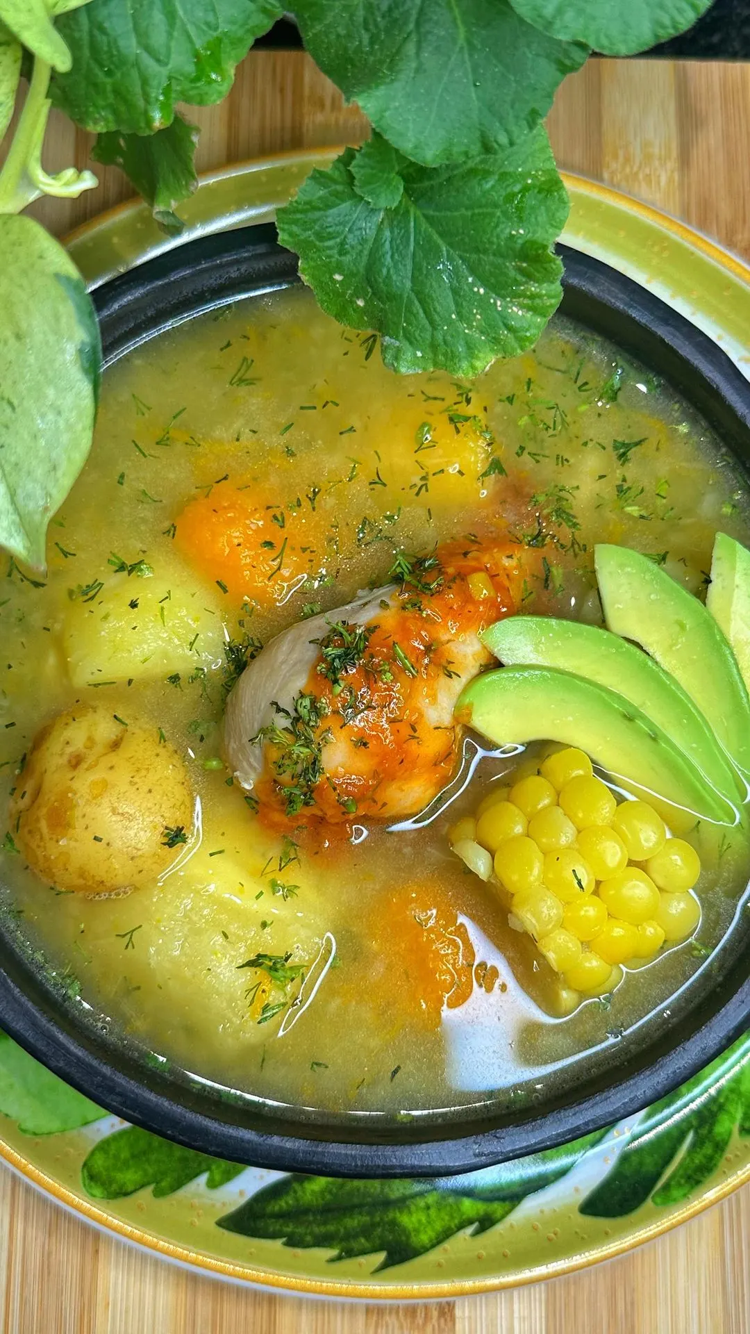 sopa-de-pollo-tipo-sancocho-chicken-soup-sancocho-style