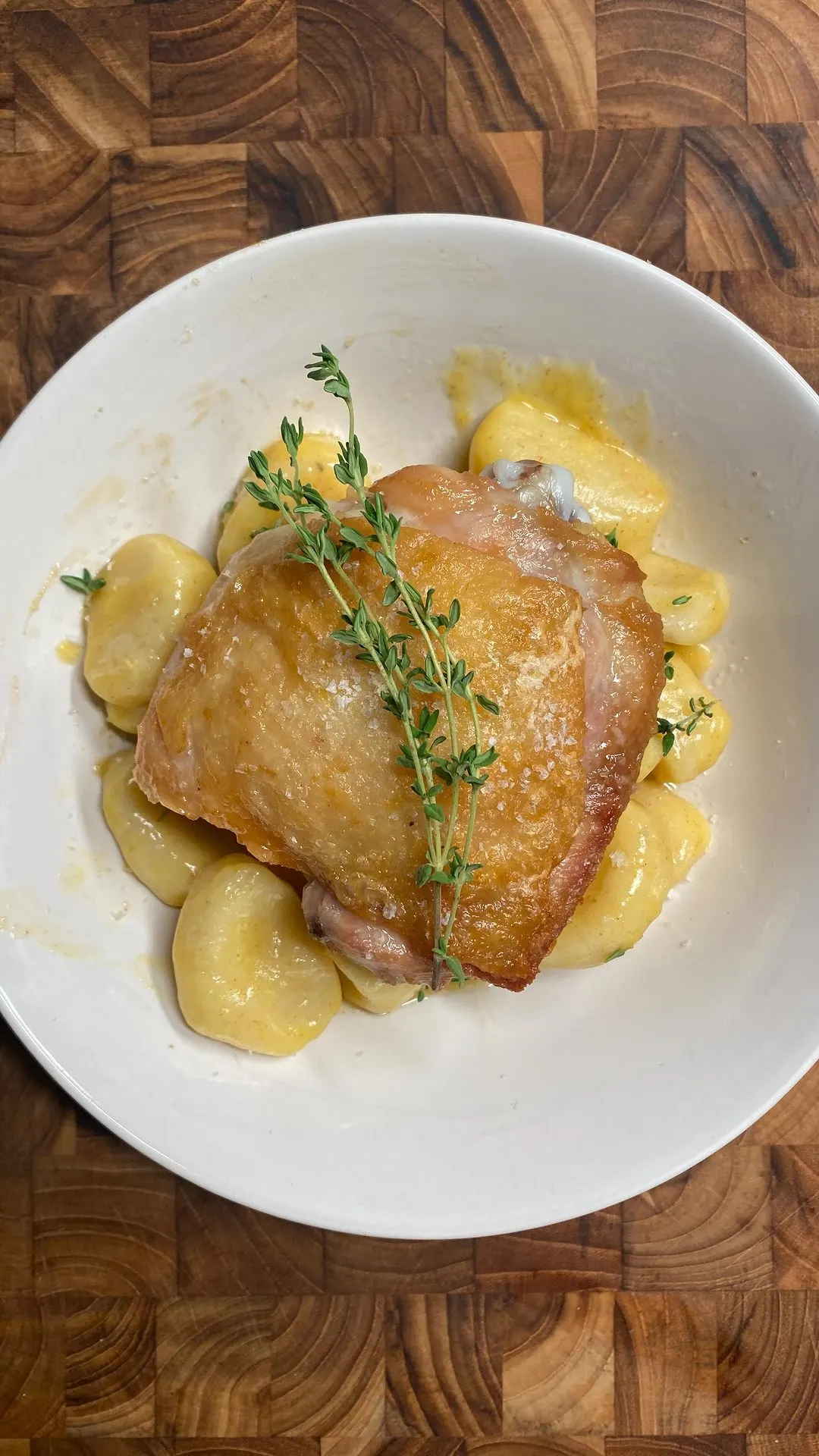creamy-browned-butter-gnocchi-w-crispy-skin-chicken