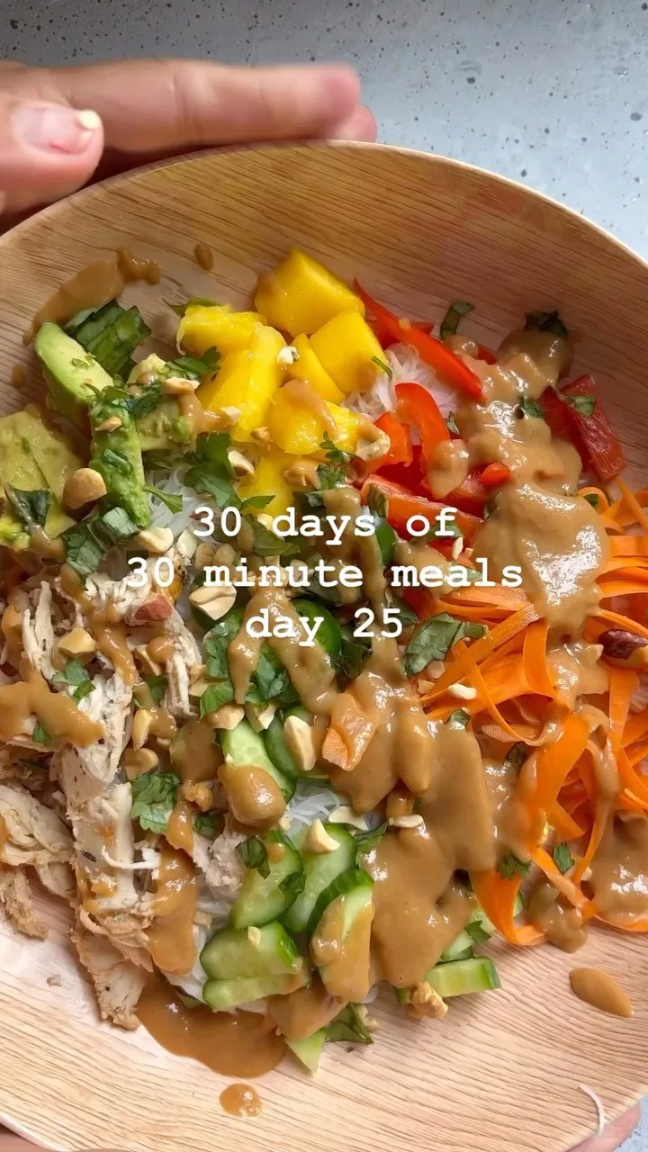 peanut-butter-chicken-spring-roll-bowls